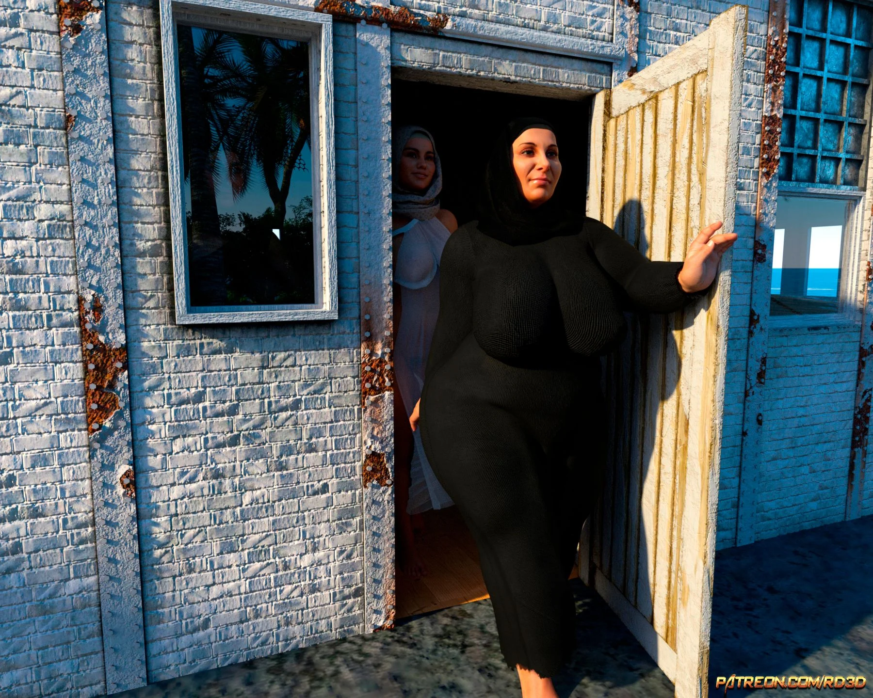Lust Predators – Hijab Amatures [Real-Deal 3D] 0.2 . Hijab Amatures - Lust Island - [Real-Deal 3D] – page 11