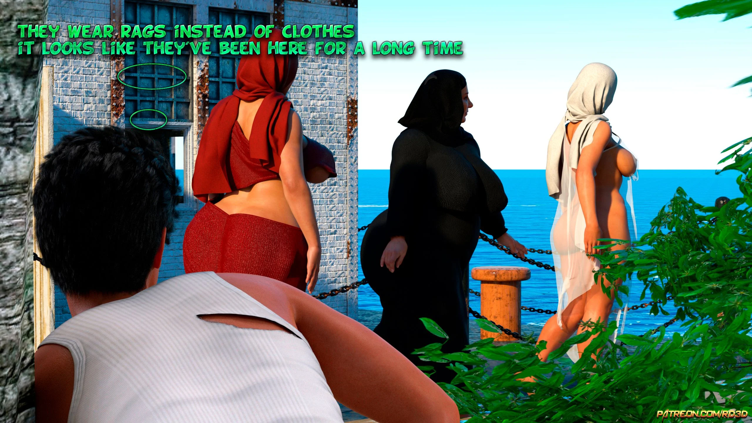 Lust Predators – Hijab Amatures [Real-Deal 3D] 0.2 . Hijab Amatures - Lust Island - [Real-Deal 3D] – page 14