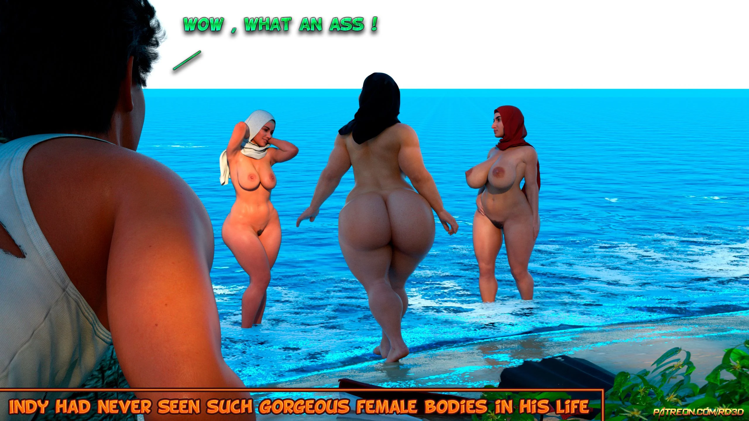 Lust Predators – Hijab Amatures [Real-Deal 3D] 0.2 . Hijab Amatures - Lust Island - [Real-Deal 3D] – page 21