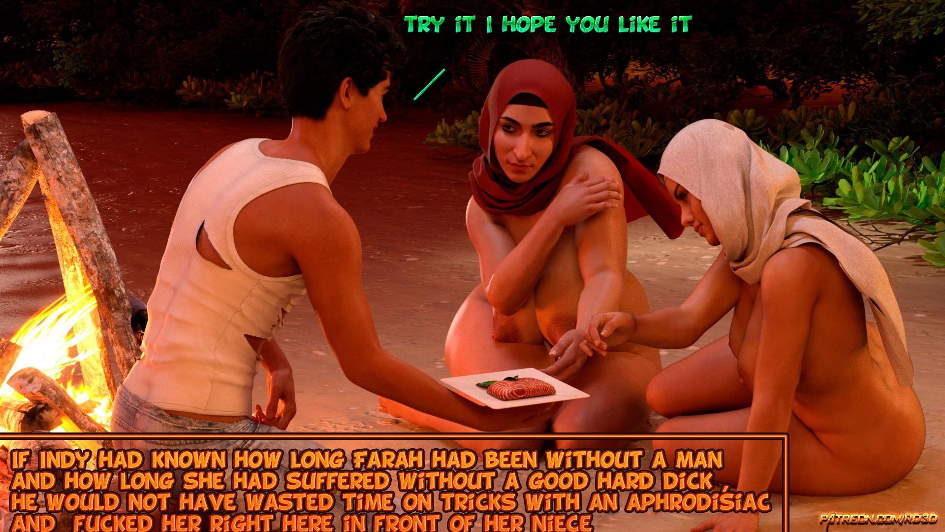 Lust Predators – Hijab Amatures [Real-Deal 3D] 0.2 . Hijab Amatures - Lust Island - [Real-Deal 3D] – page 41