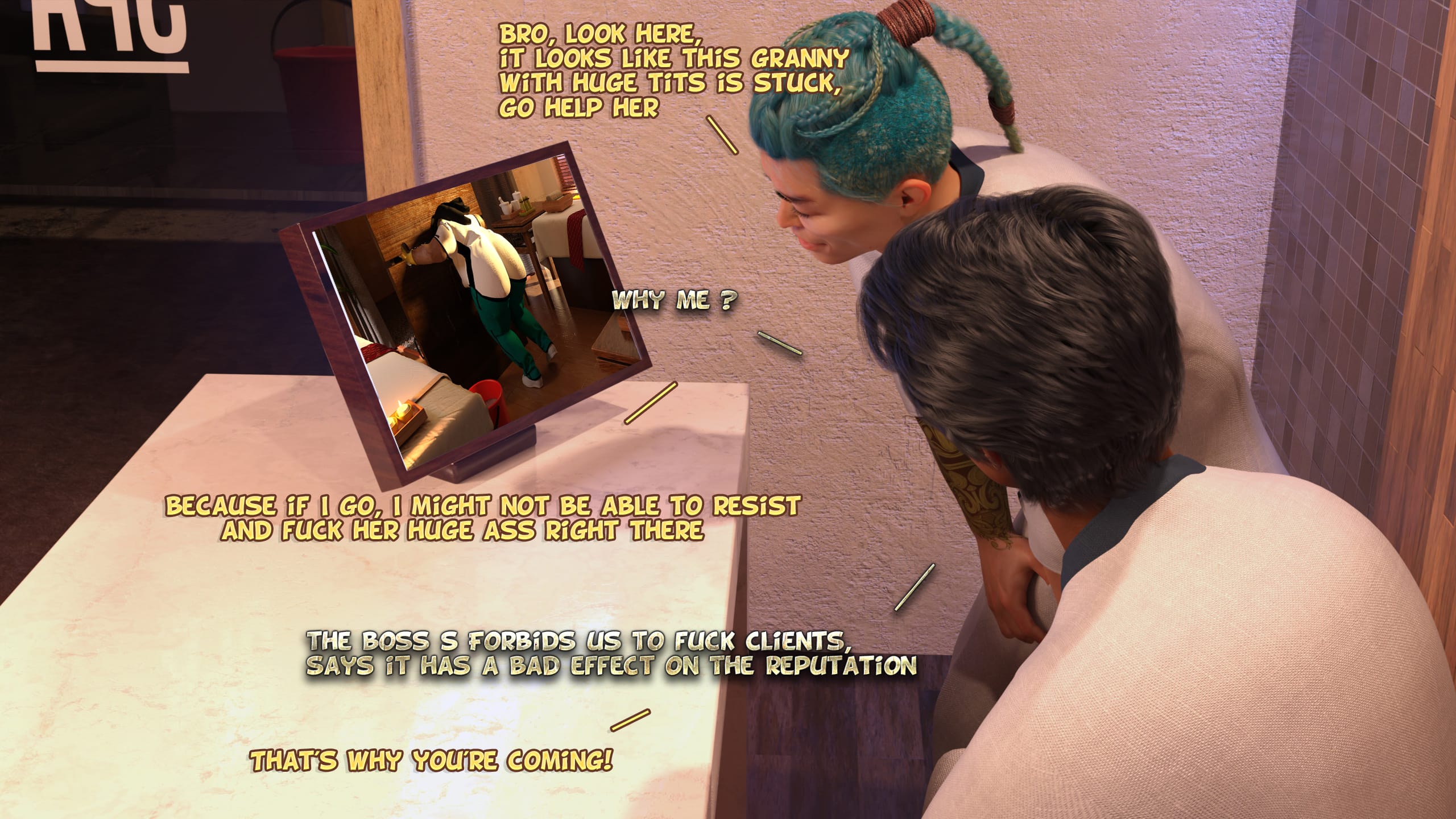 Lust Predators – Hijab Amatures [Real-Deal 3D] 11 . Hijab Amatures - Spa - Chapter 11 [Real-Deal 3D] – page 14
