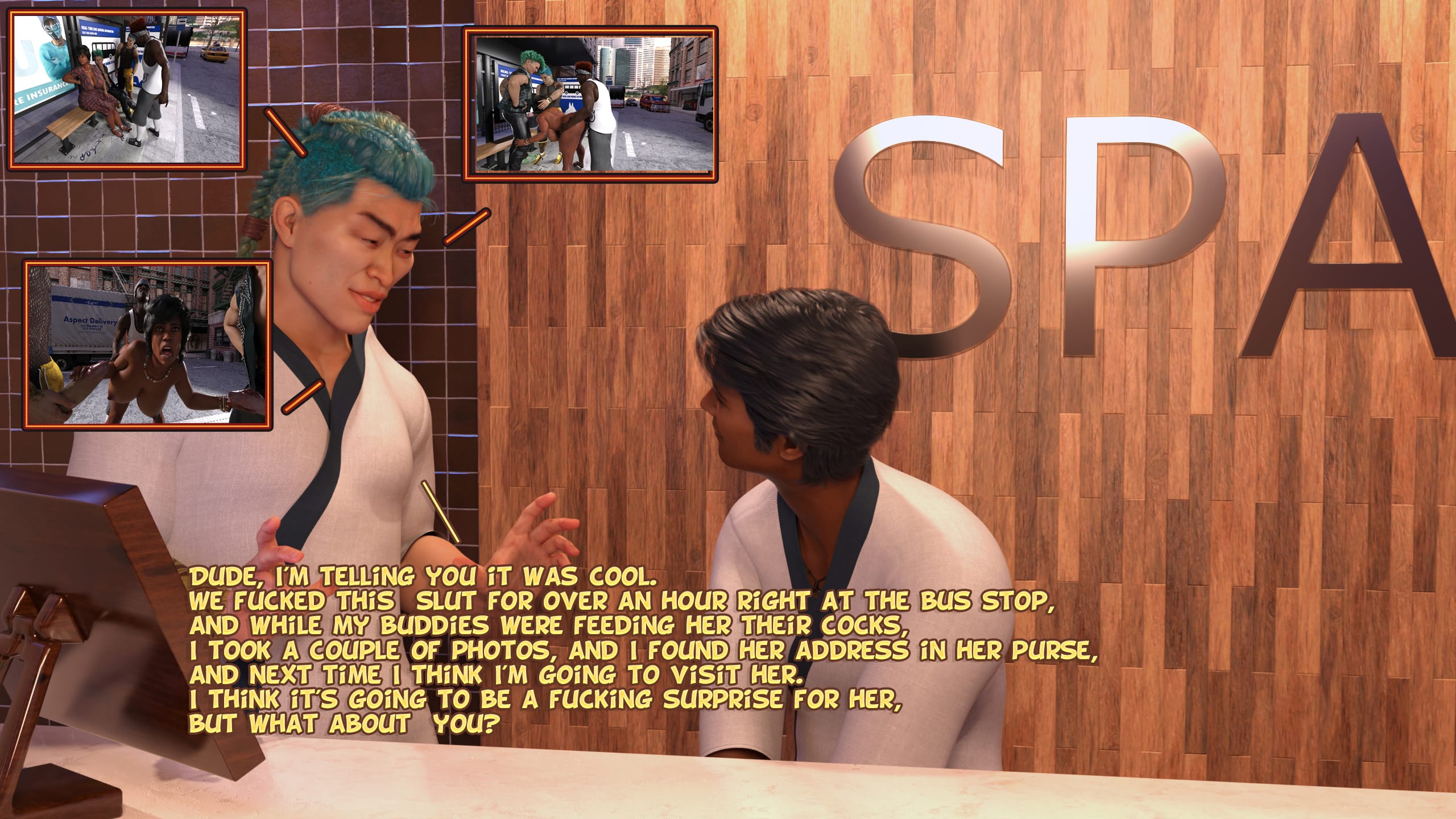 Lust Predators – Hijab Amatures [Real-Deal 3D] 11 . Hijab Amatures - Spa - Chapter 11 [Real-Deal 3D] – page 2