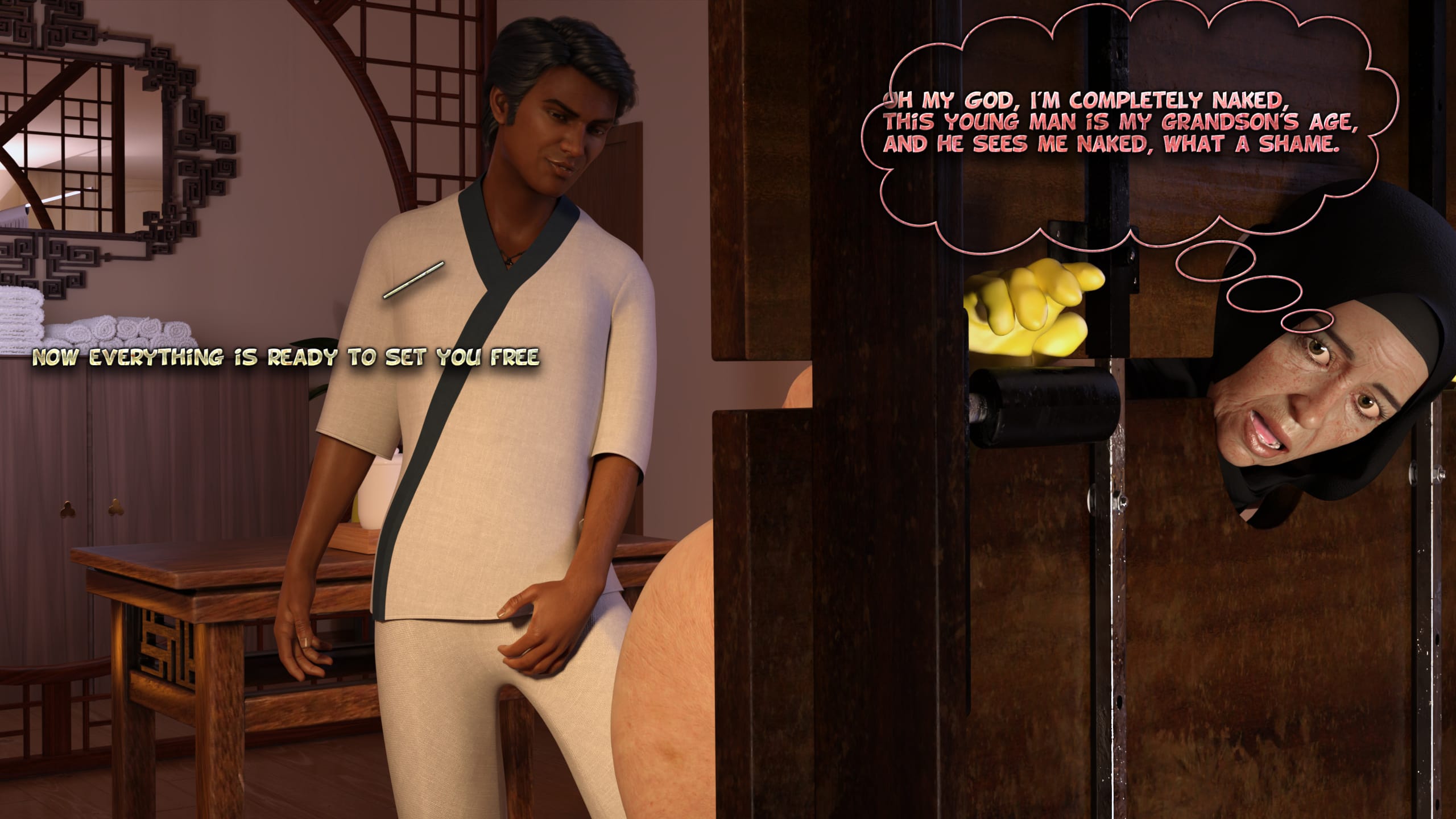 Lust Predators – Hijab Amatures [Real-Deal 3D] 11 . Hijab Amatures - Spa - Chapter 11 [Real-Deal 3D] – page 32