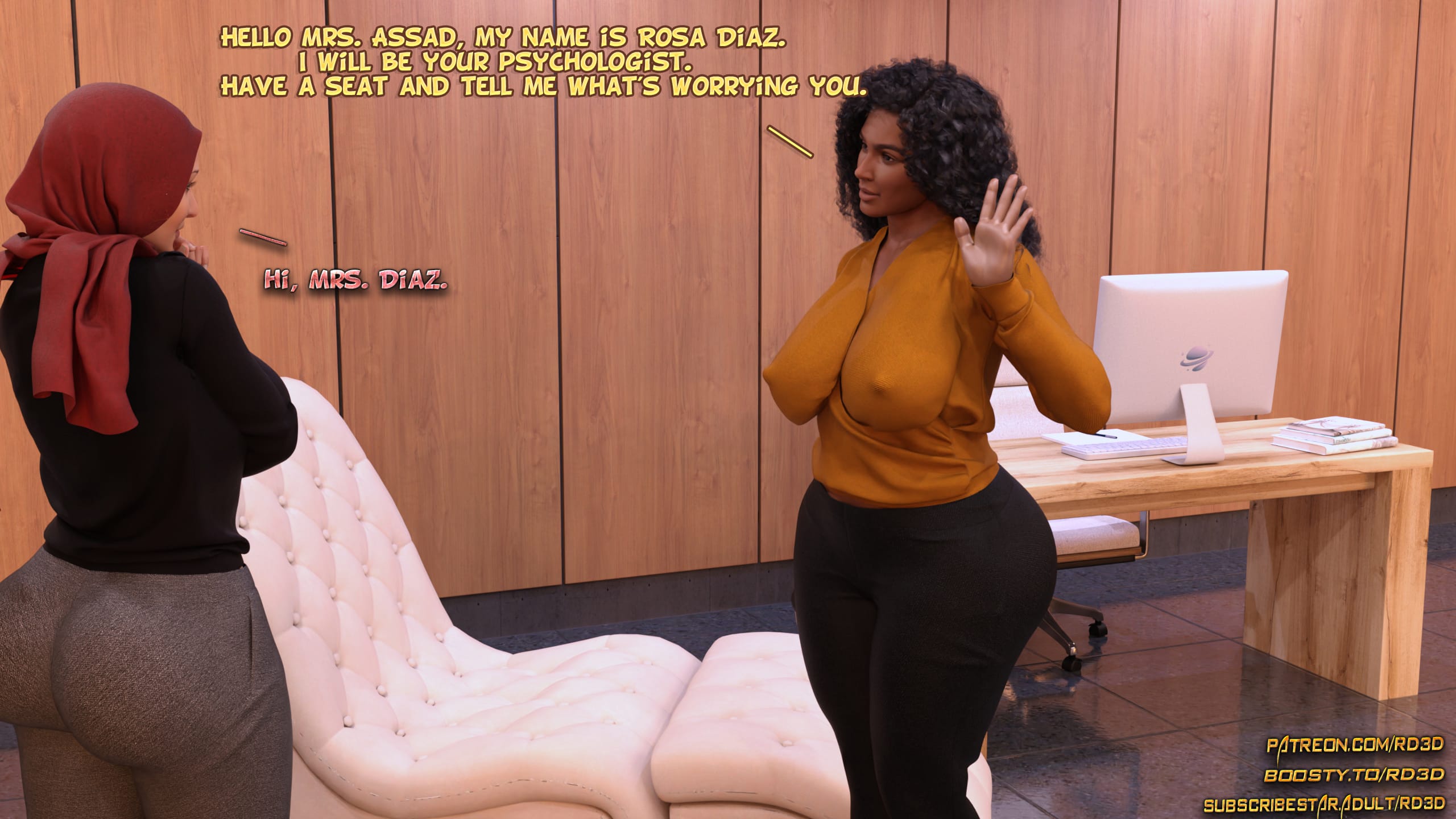Lust Predators – Hijab Amatures [Real-Deal 3D] 8 . Hijab Amatures - Analyze This - Chapter 8 [Real-Deal 3D] – page 2