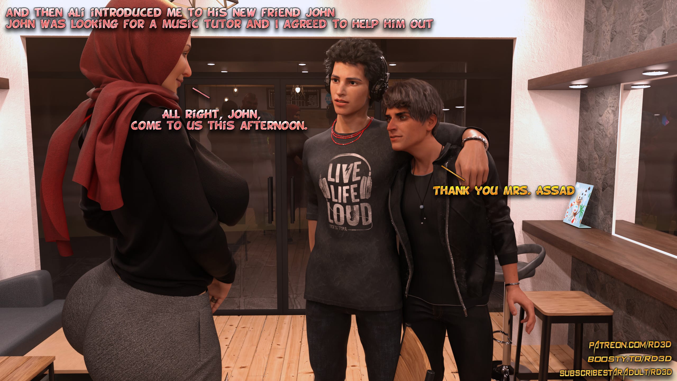 Lust Predators – Hijab Amatures [Real-Deal 3D] 8 . Hijab Amatures - Analyze This - Chapter 8 [Real-Deal 3D] – page 7