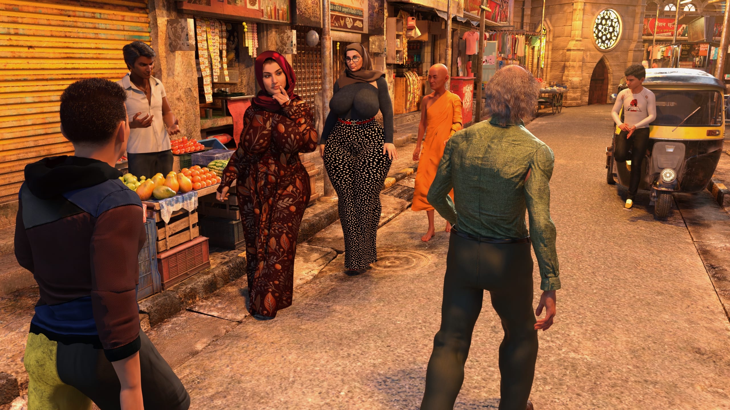 Lust Predators – Hijab Amatures [Real-Deal 3D] 12 . Hijab Amatures - Tricky Street - Chapter 12 [Real-Deal 3D] – page 2