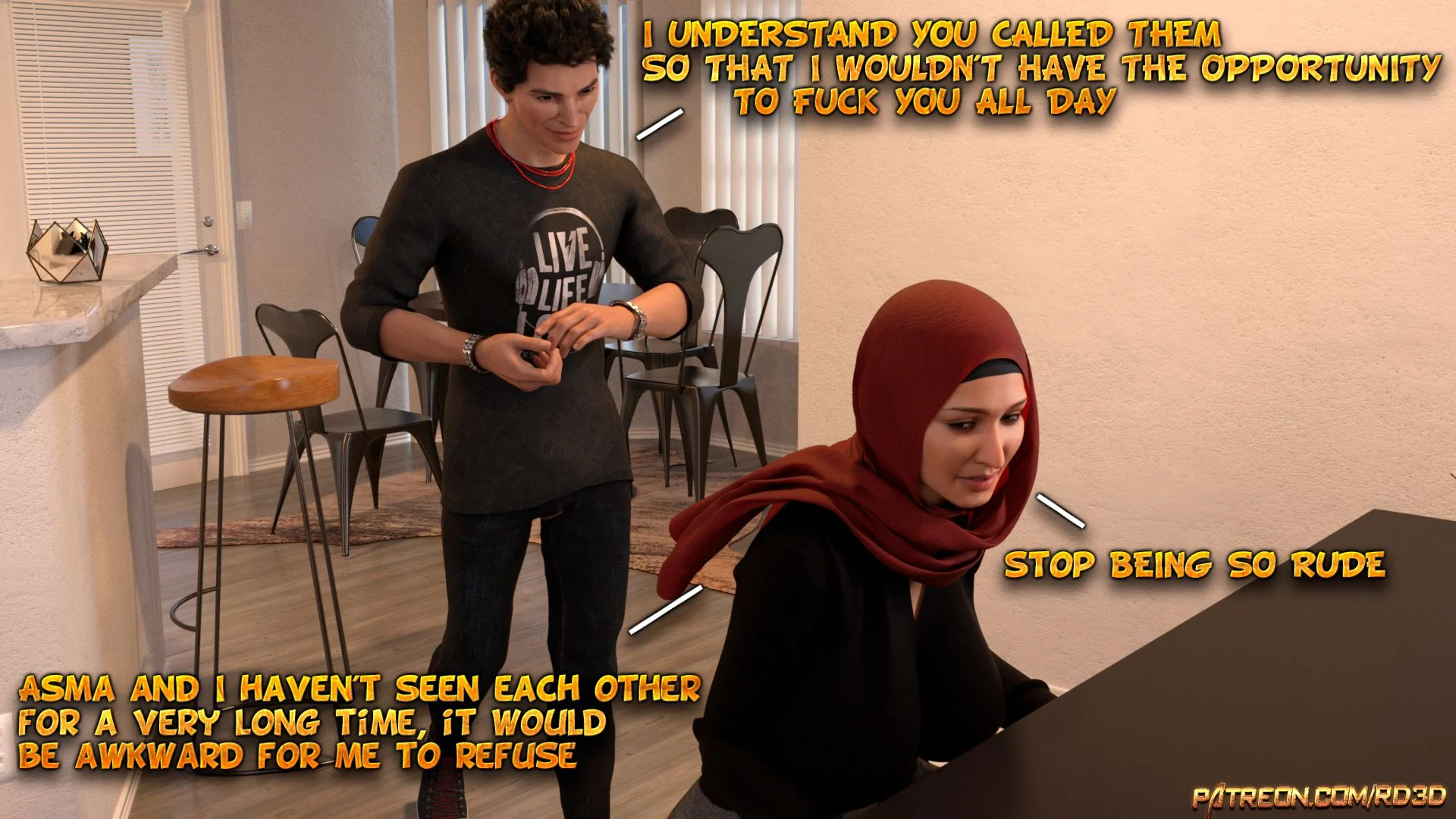 Lust Predators – Hijab Amatures [Real-Deal 3D] 2 . Lust Predators - Hijab Amatures - Chapter 2 [Real-Deal 3D] – page 3