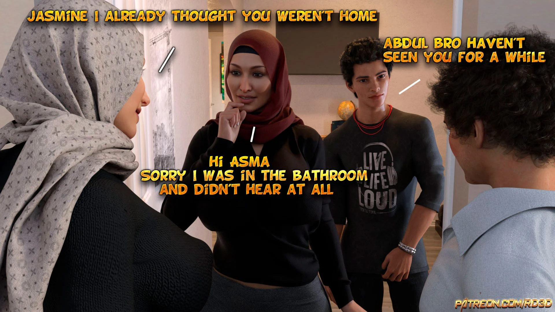 Lust Predators – Hijab Amatures [Real-Deal 3D] 2 . Lust Predators - Hijab Amatures - Chapter 2 [Real-Deal 3D] – page 30