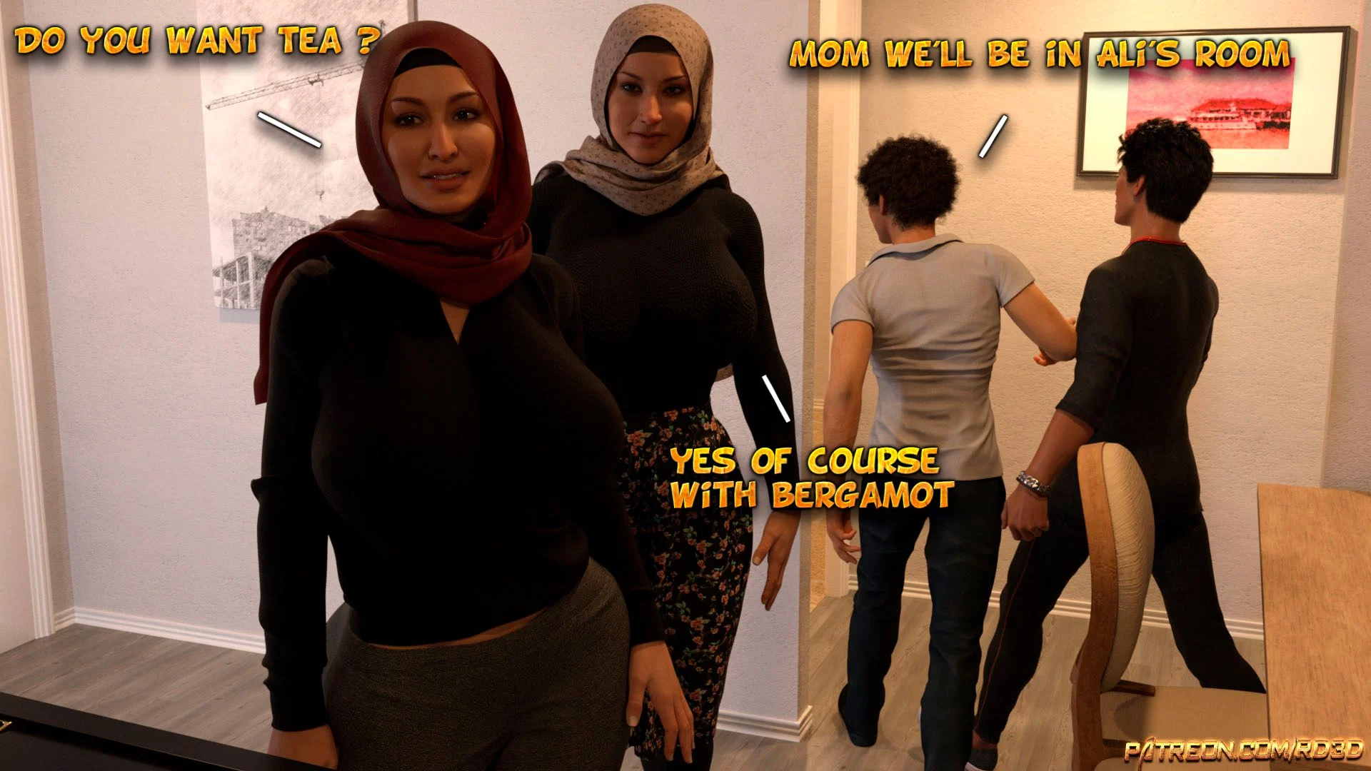 Lust Predators – Hijab Amatures [Real-Deal 3D] 2 . Lust Predators - Hijab Amatures - Chapter 2 [Real-Deal 3D] – page 33