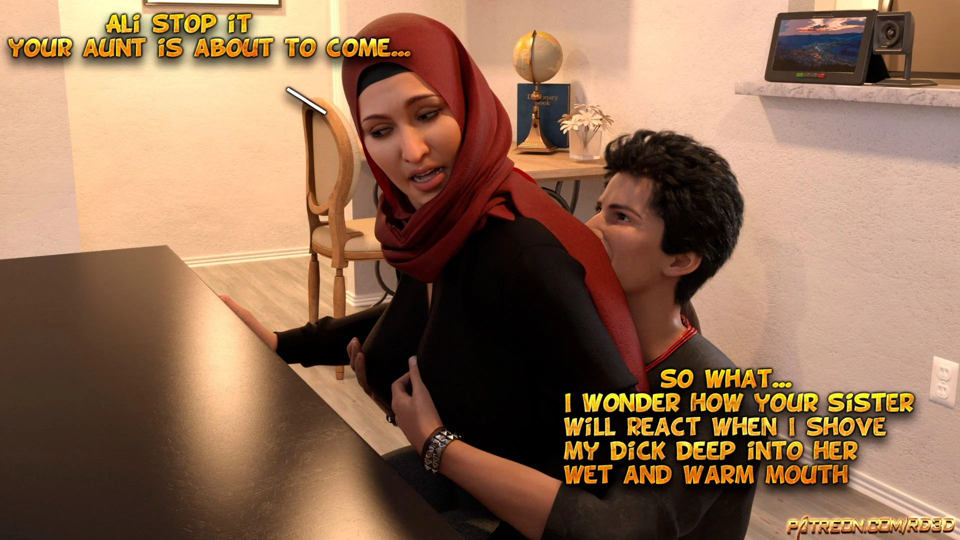 Lust Predators – Hijab Amatures [Real-Deal 3D] 2 . Lust Predators - Hijab Amatures - Chapter 2 [Real-Deal 3D] – page 6