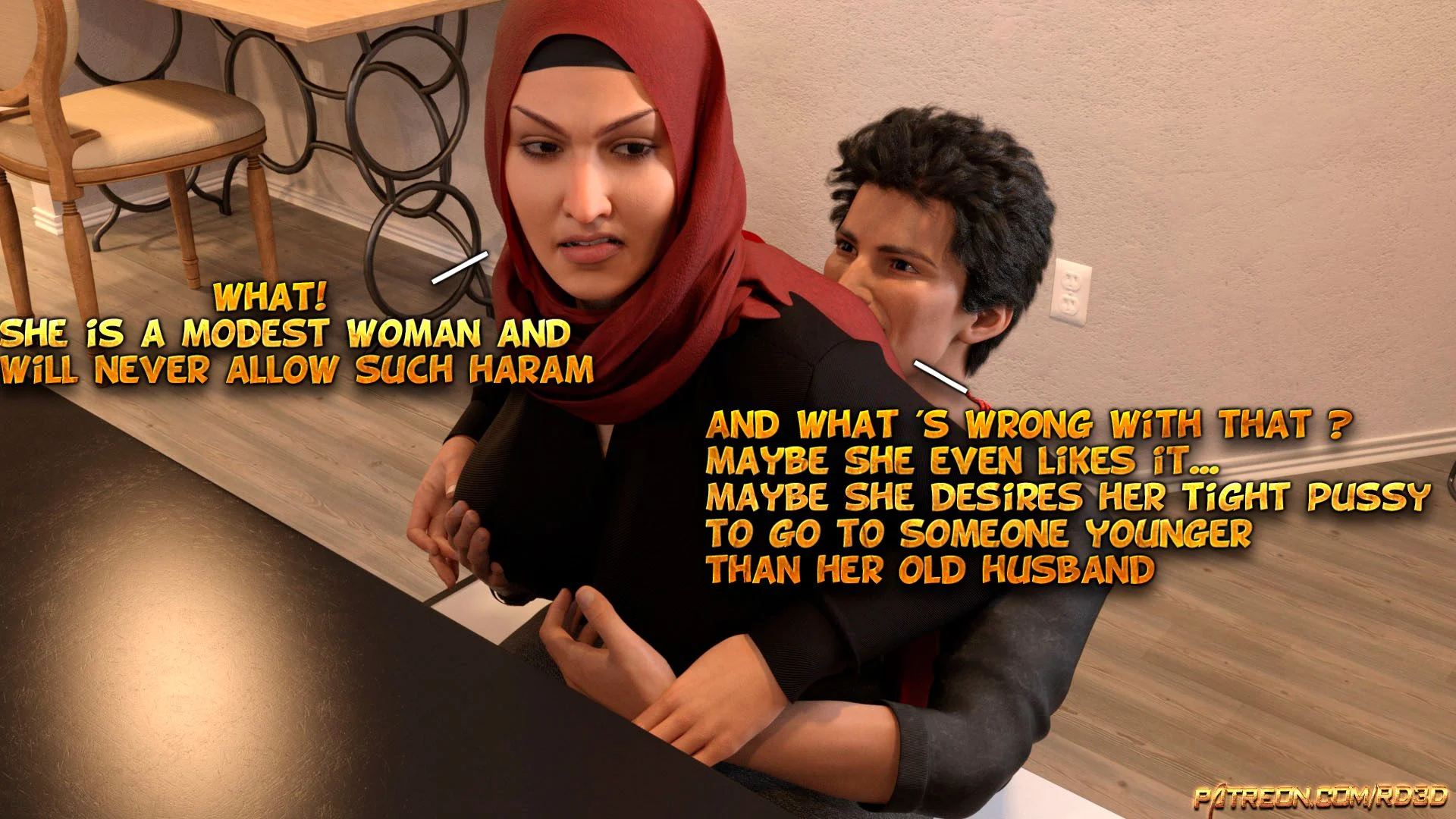 Lust Predators – Hijab Amatures [Real-Deal 3D] 2 . Lust Predators - Hijab Amatures - Chapter 2 [Real-Deal 3D] – page 7