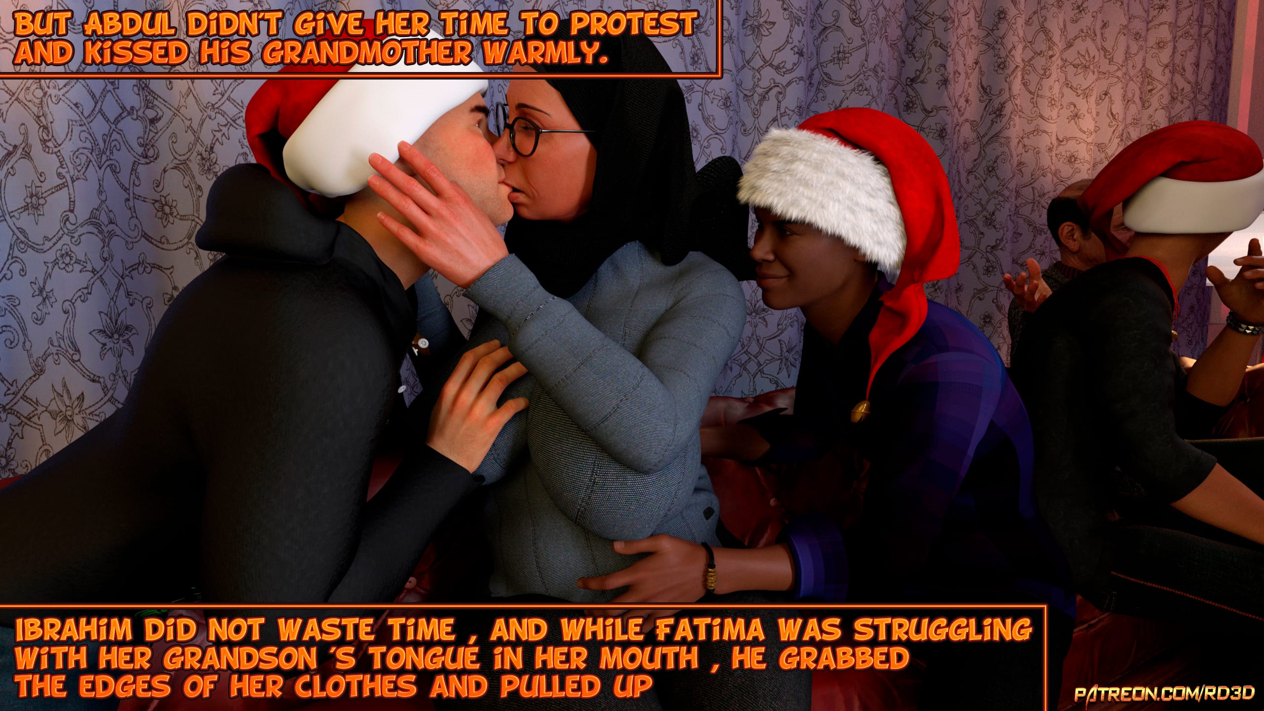 Lust Predators – Hijab Amatures [Real-Deal 3D] 13 . Hijab Amatures - Gift for Grandma - Chapter 13 [Real-Deal 3D] – page 13