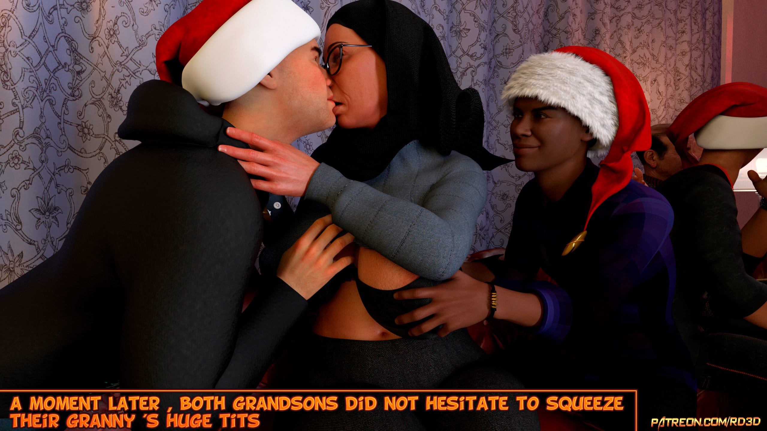 Lust Predators – Hijab Amatures [Real-Deal 3D] 13 . Hijab Amatures - Gift for Grandma - Chapter 13 [Real-Deal 3D] – page 14