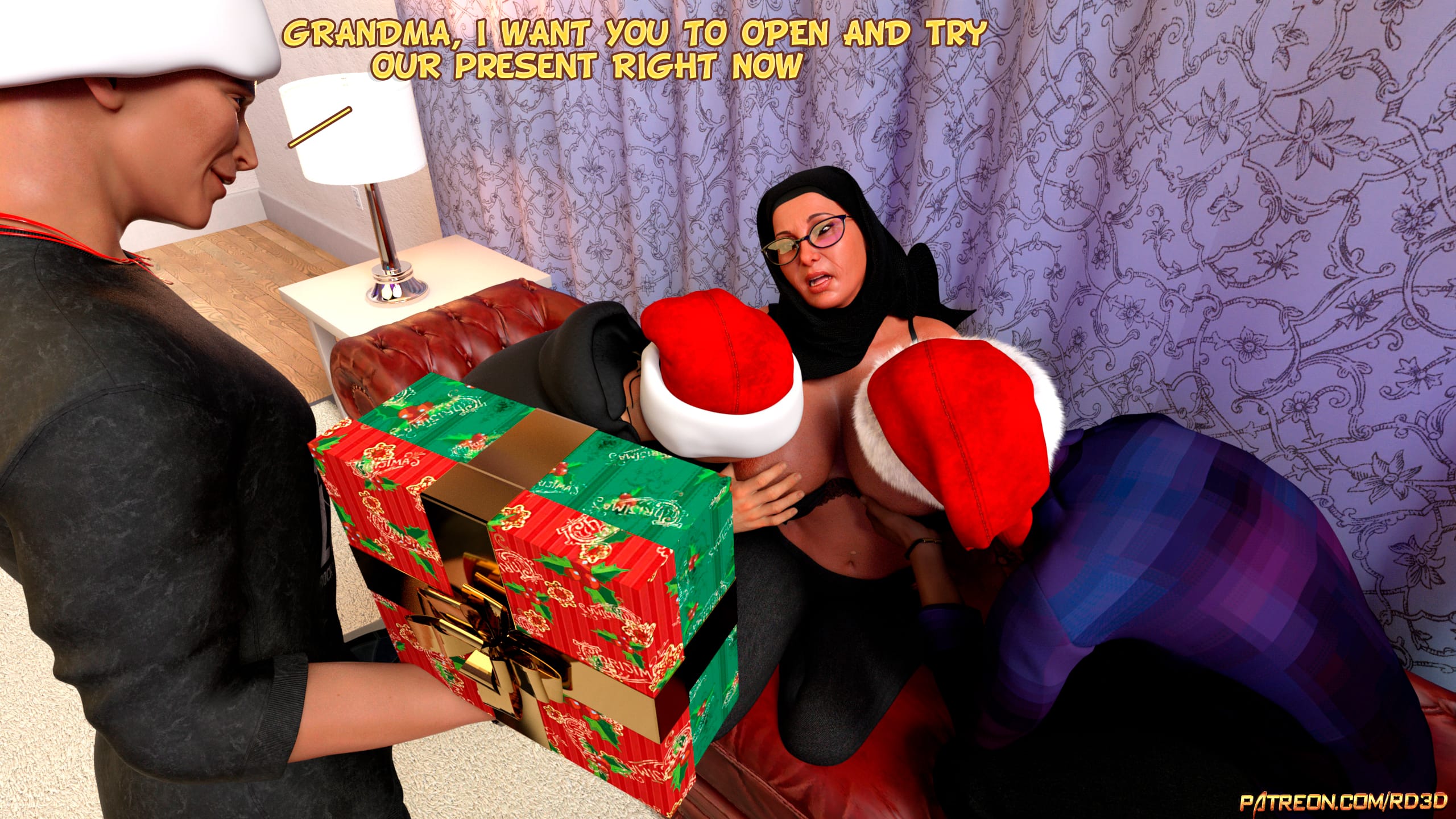 Lust Predators – Hijab Amatures [Real-Deal 3D] 13 . Hijab Amatures - Gift for Grandma - Chapter 13 [Real-Deal 3D] – page 19
