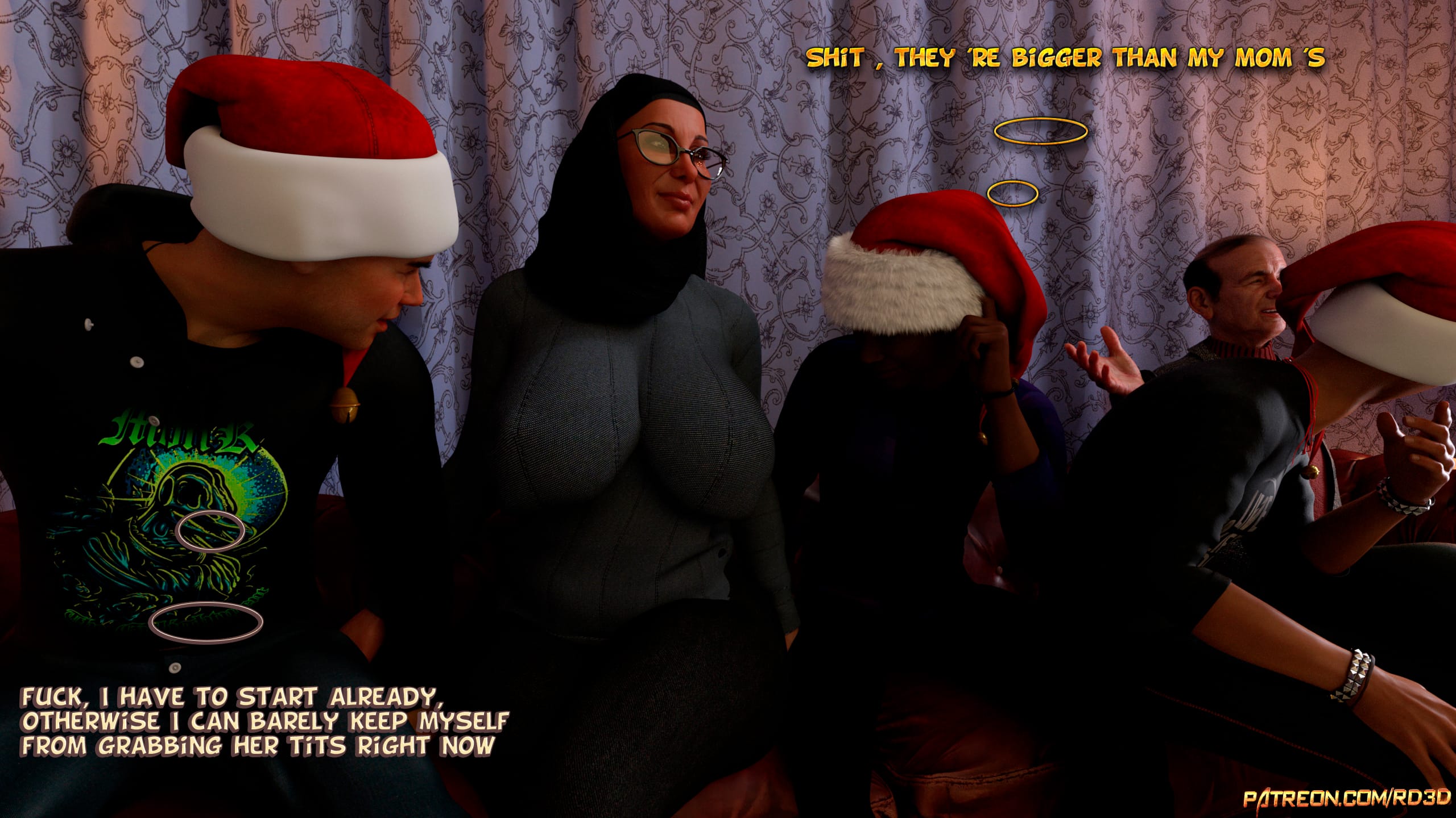 Lust Predators – Hijab Amatures [Real-Deal 3D] 13 . Hijab Amatures - Gift for Grandma - Chapter 13 [Real-Deal 3D] – page 6
