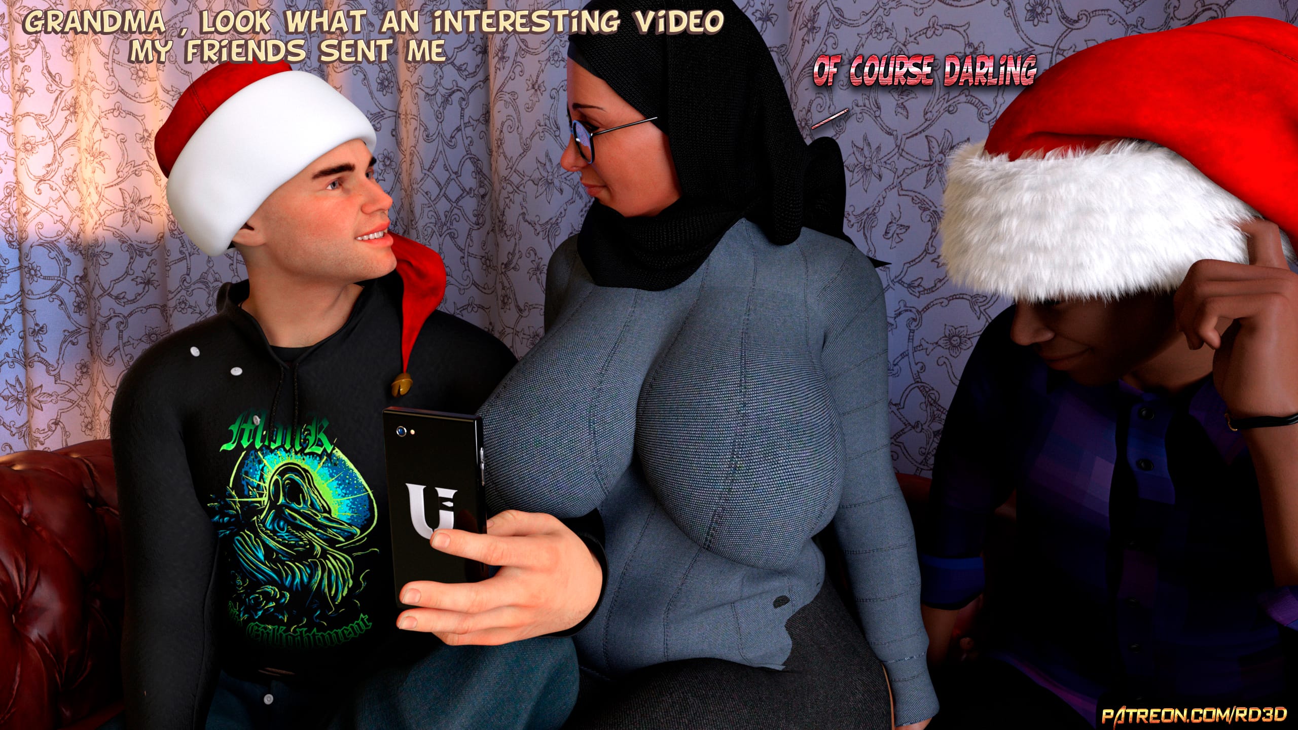 Lust Predators – Hijab Amatures [Real-Deal 3D] 13 . Hijab Amatures - Gift for Grandma - Chapter 13 [Real-Deal 3D] – page 7