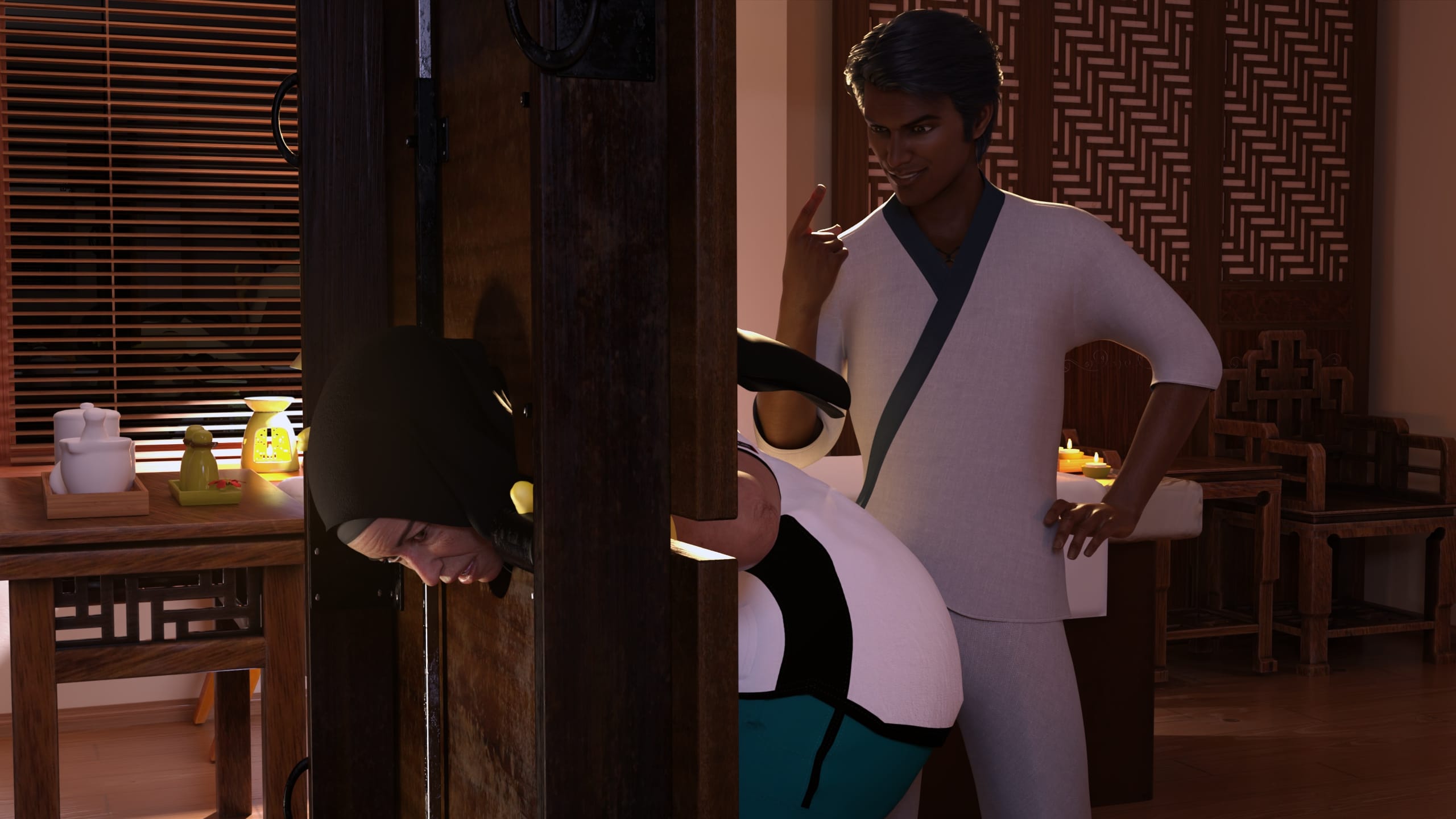 Lust Predators – Hijab Amatures [Real-Deal 3D] 11.5 . Hijab Amatures - Spa - Chapter 11 [Real-Deal 3D] – page 20