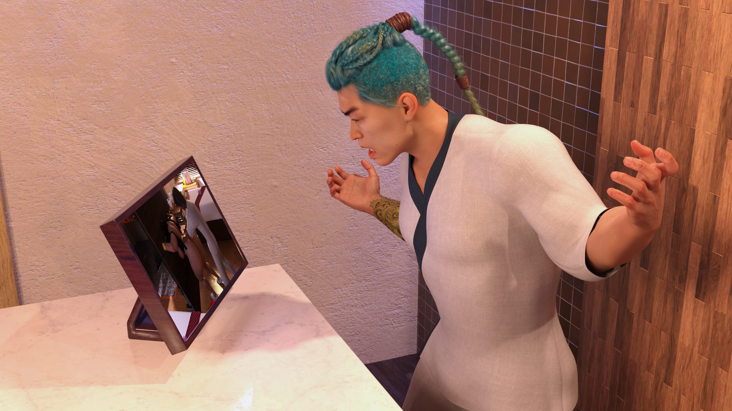 Lust Predators – Hijab Amatures [Real-Deal 3D] 11.5 . Hijab Amatures - Spa - Chapter 11 [Real-Deal 3D] – page 40