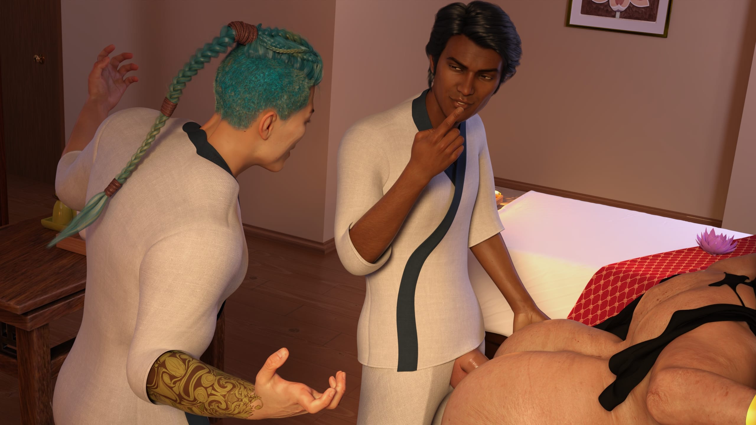 Lust Predators – Hijab Amatures [Real-Deal 3D] 11.5 . Hijab Amatures - Spa - Chapter 11 [Real-Deal 3D] – page 42