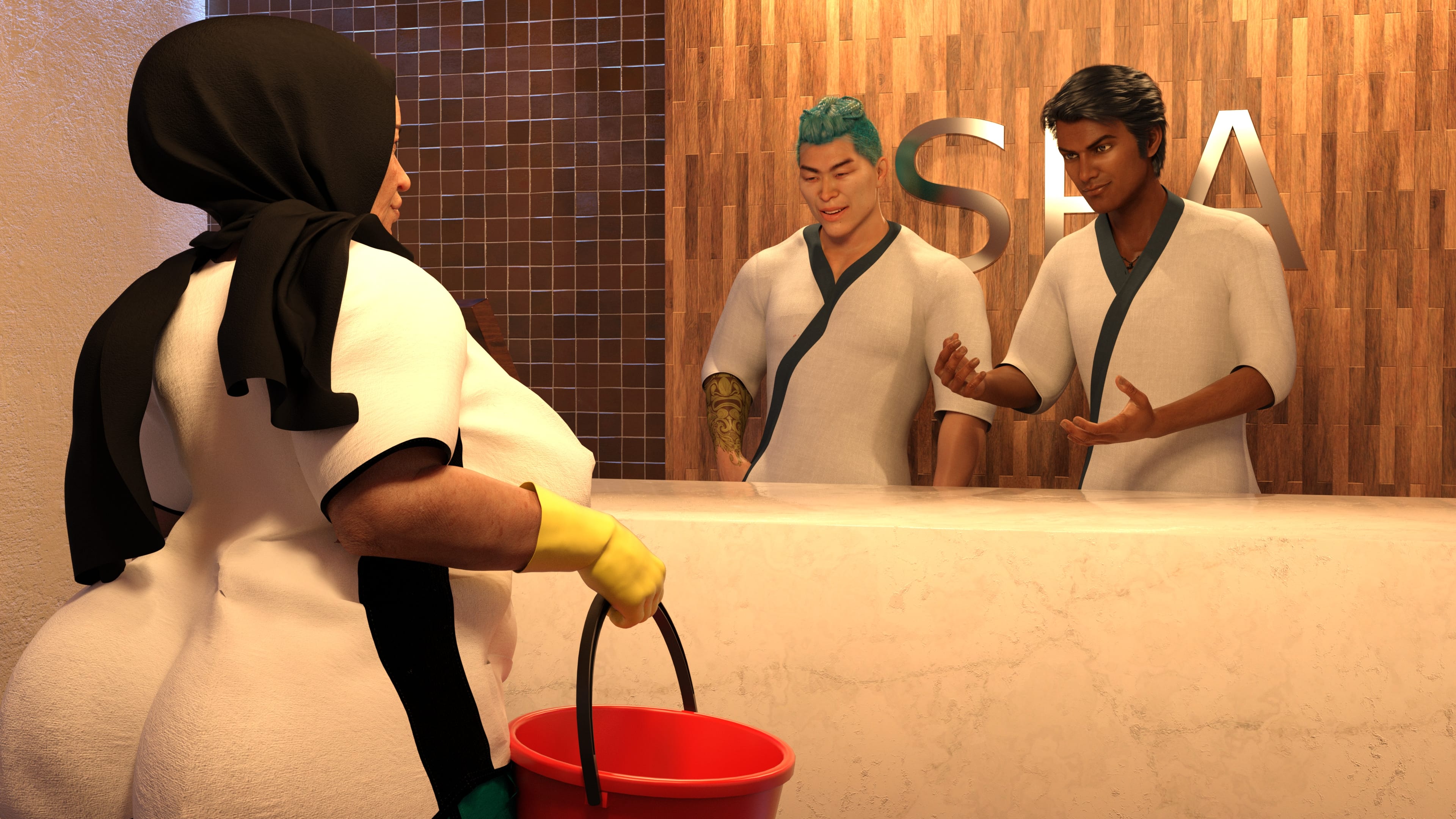 Lust Predators – Hijab Amatures [Real-Deal 3D] 11.5 . Hijab Amatures - Spa - Chapter 11 [Real-Deal 3D] – page 6