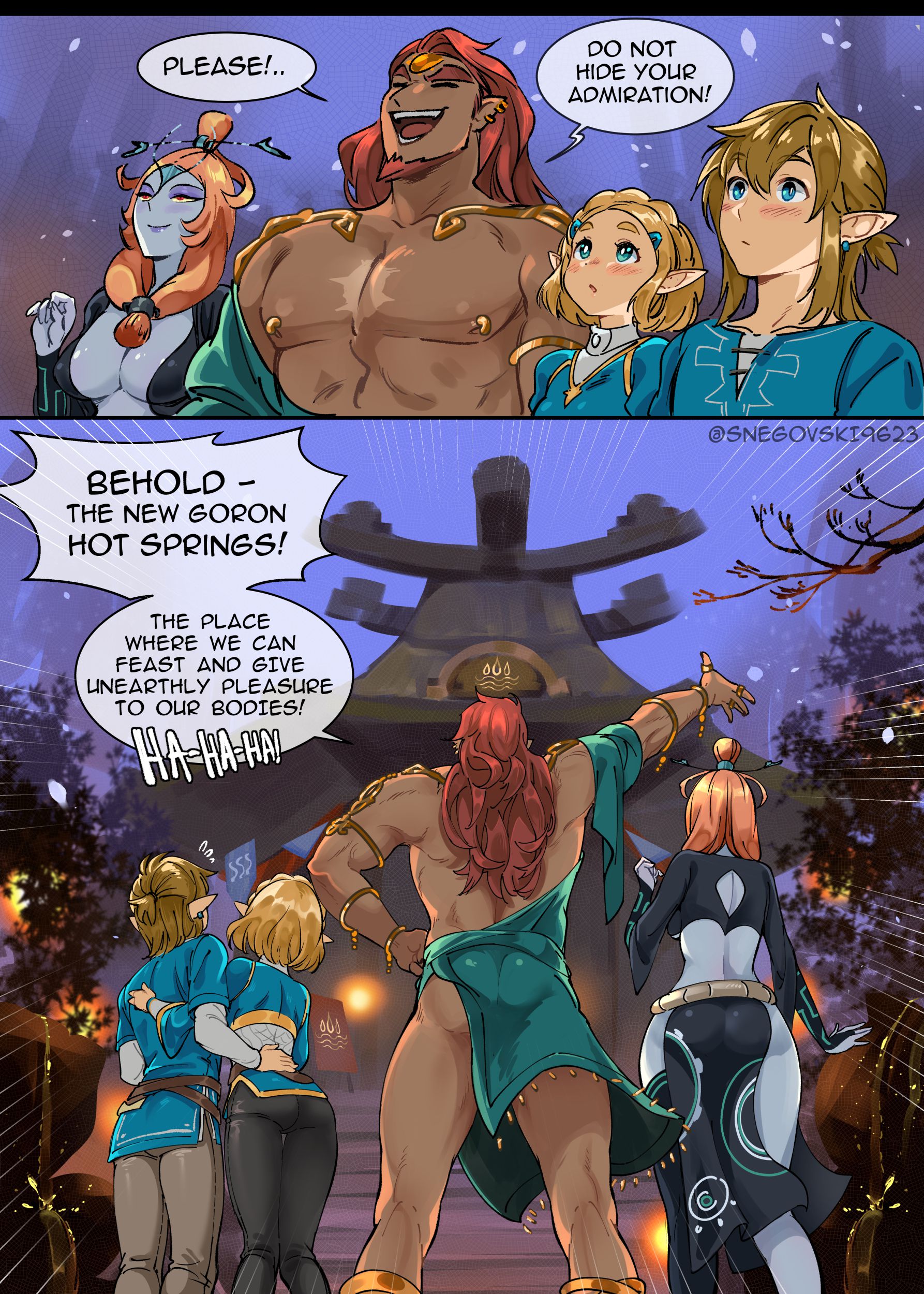Zelda’s Double Date (The Legend of Zelda) [SNEGOVSKI] 1 . Zelda's Double Date - Chapter 1 (The Legend of Zelda) [SNEGOVSKI] – page 2