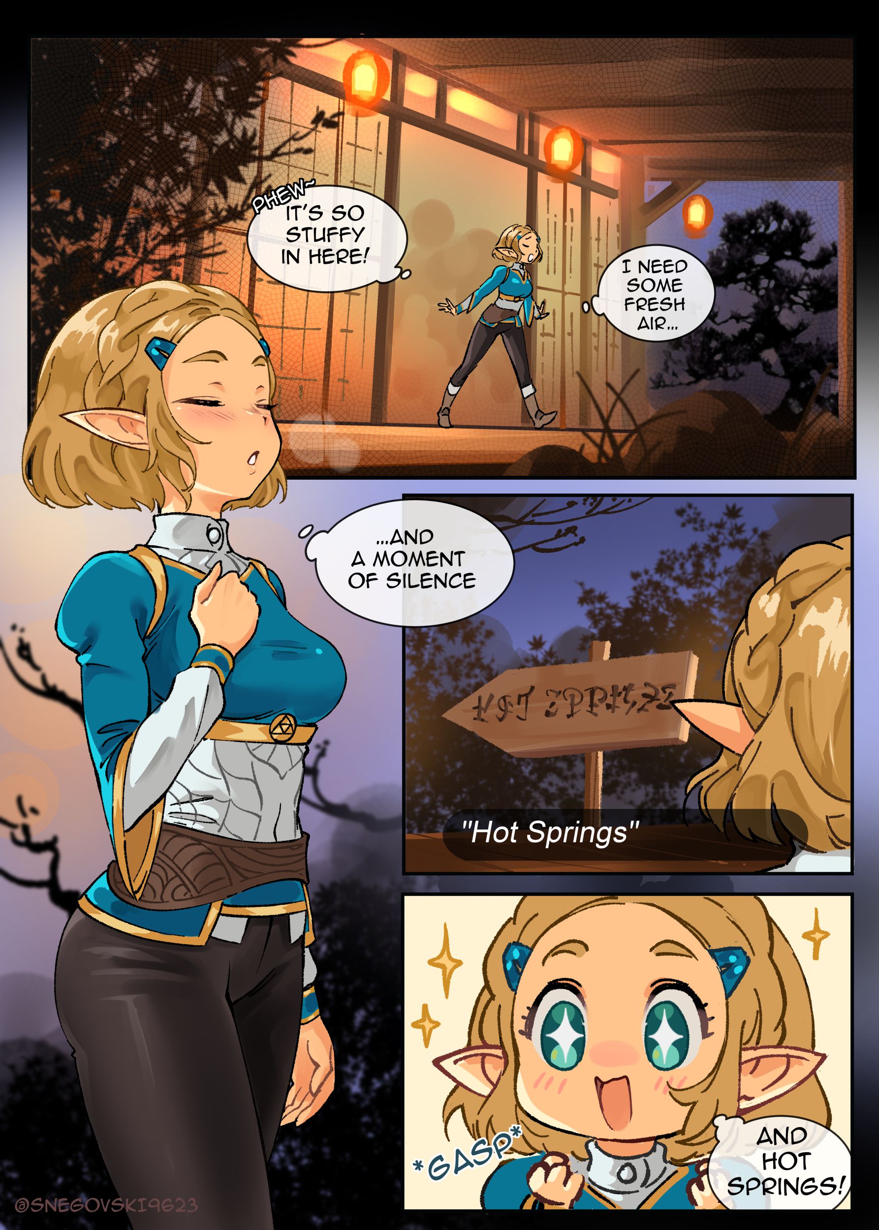 Zelda’s Double Date (The Legend of Zelda) [SNEGOVSKI] 1 . Zelda's Double Date - Chapter 1 (The Legend of Zelda) [SNEGOVSKI] – page 4