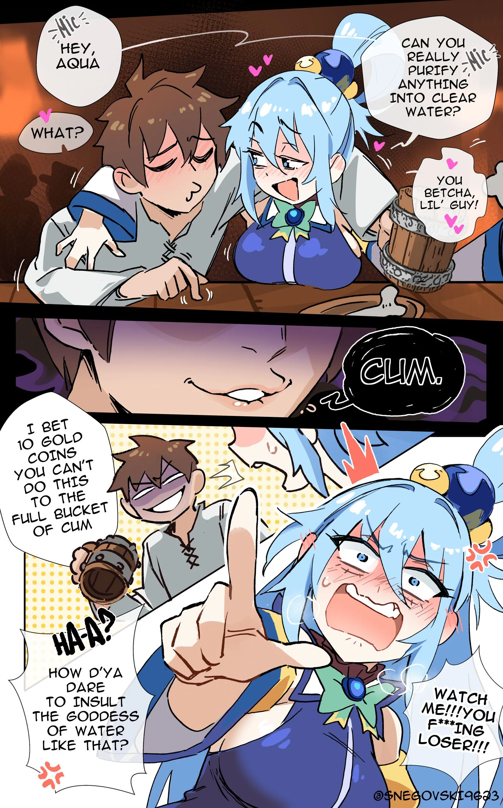 A Bucket of Aqua! (Kono Subarashii Sekai ni Shukufuku wo!) [Snegovski] 1 . A Bucket of Aqua! - Chapter 1 (Kono Subarashii Sekai ni Shukufuku wo!) [Snegovski] – page 3