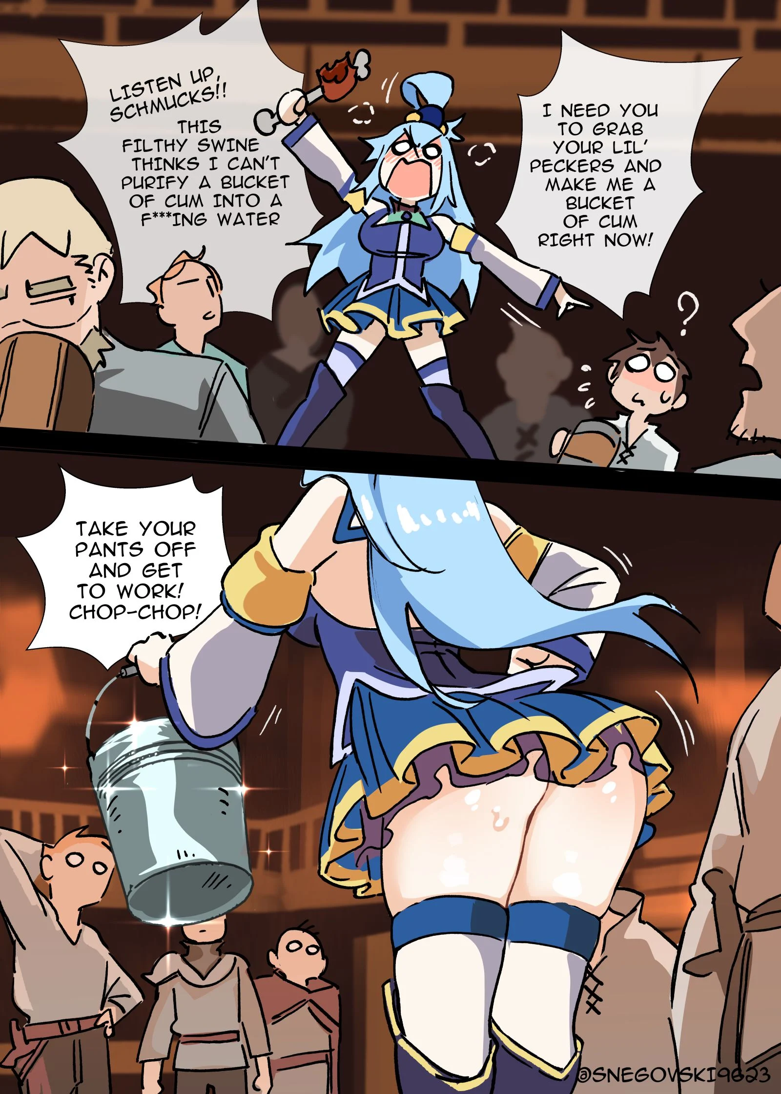 A Bucket of Aqua! (Kono Subarashii Sekai ni Shukufuku wo!) [Snegovski] 1 . A Bucket of Aqua! - Chapter 1 (Kono Subarashii Sekai ni Shukufuku wo!) [Snegovski] – page 4