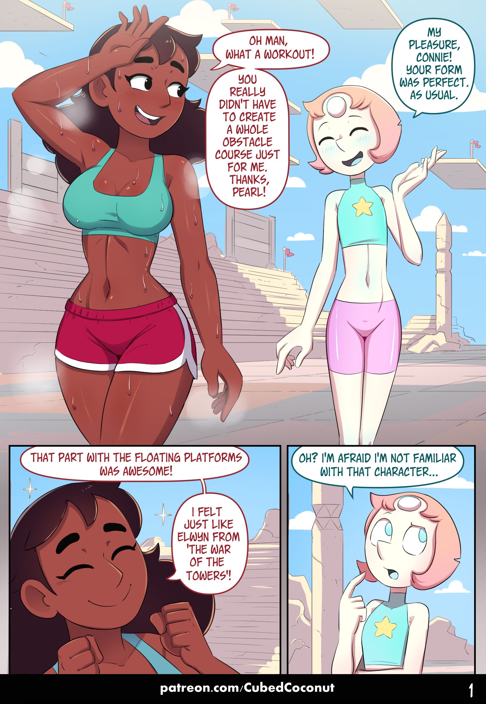 Pearl’s Fav Student (Steven Universe) [CubedCoconut] 1 . Pearl's Fav Student - Chapter 1 (Steven Universe) [CubedCoconut] – page 2