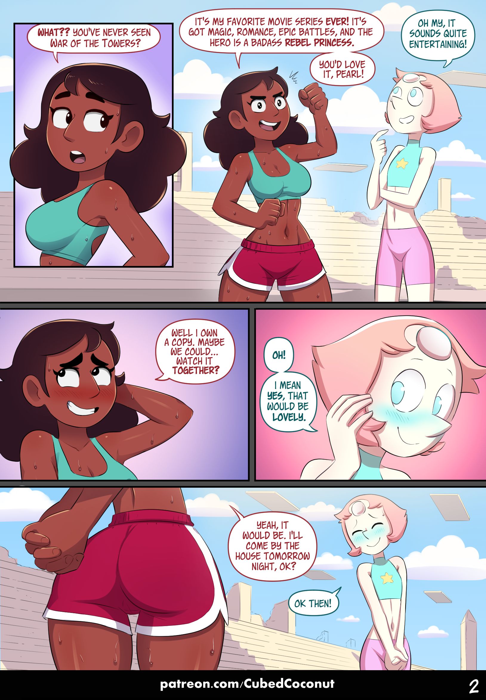 Pearl’s Fav Student (Steven Universe) [CubedCoconut] 1 . Pearl's Fav Student - Chapter 1 (Steven Universe) [CubedCoconut] – page 3