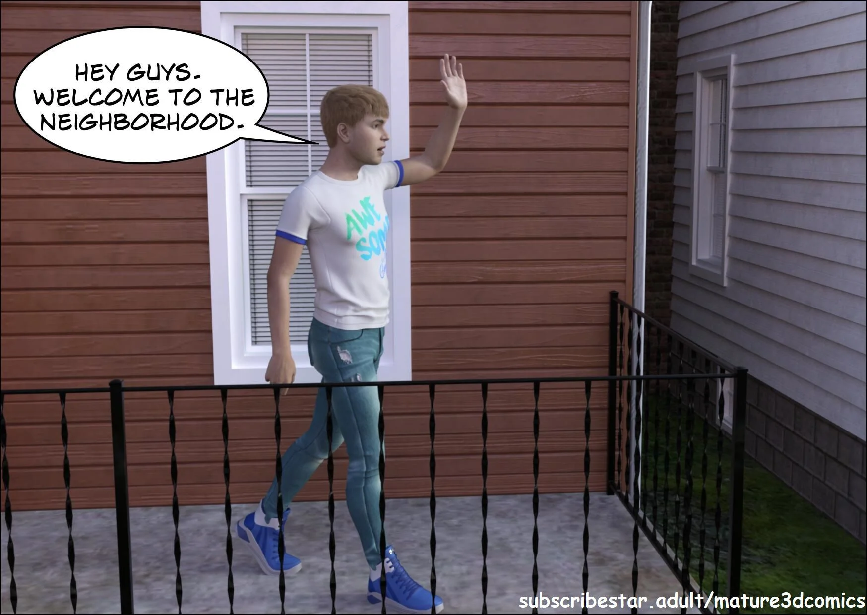 The MILF Next Door [Mature3DComics] 1 . The MILF Next Door - Chapter 1 [Mature3DComics] – page 1