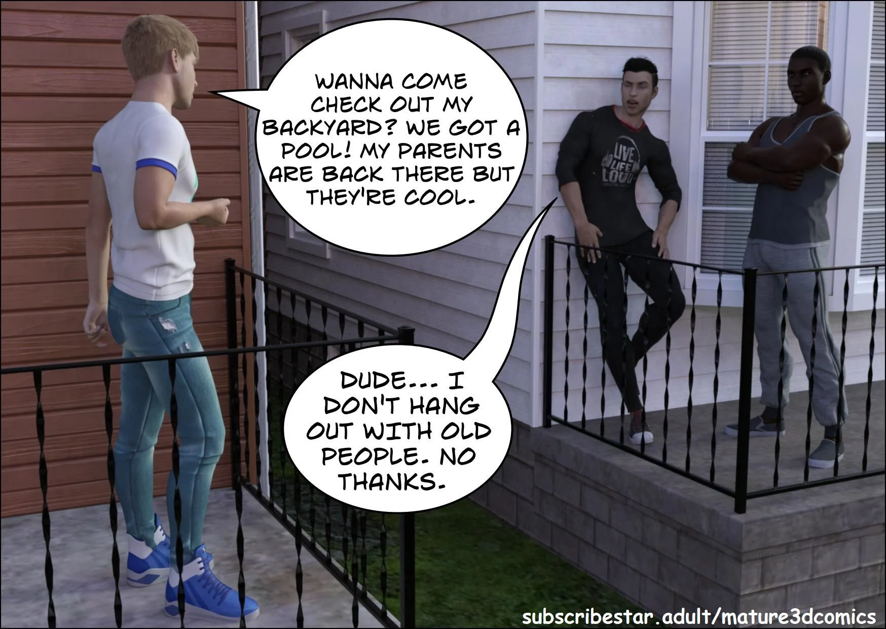 The MILF Next Door [Mature3DComics] 1 . The MILF Next Door - Chapter 1 [Mature3DComics] – page 2