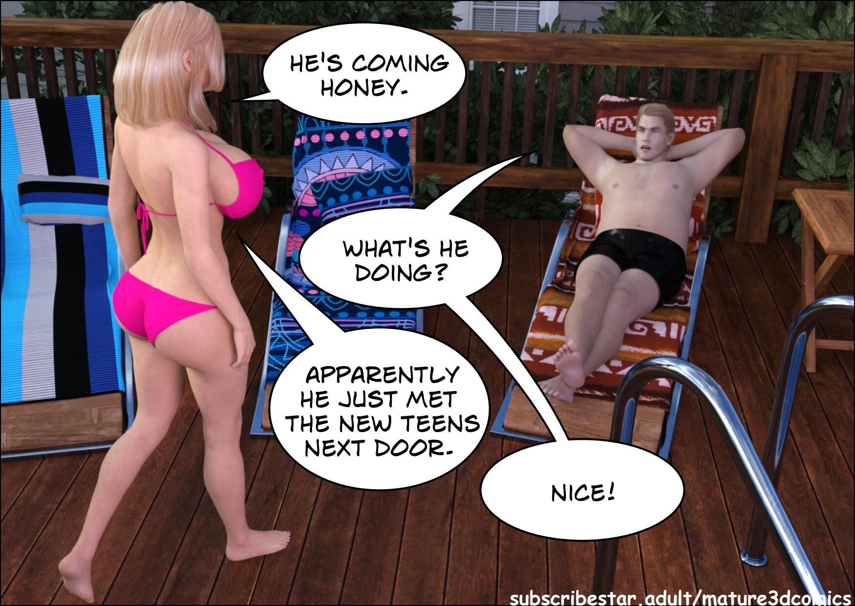 The MILF Next Door [Mature3DComics] 1 . The MILF Next Door - Chapter 1 [Mature3DComics] – page 8