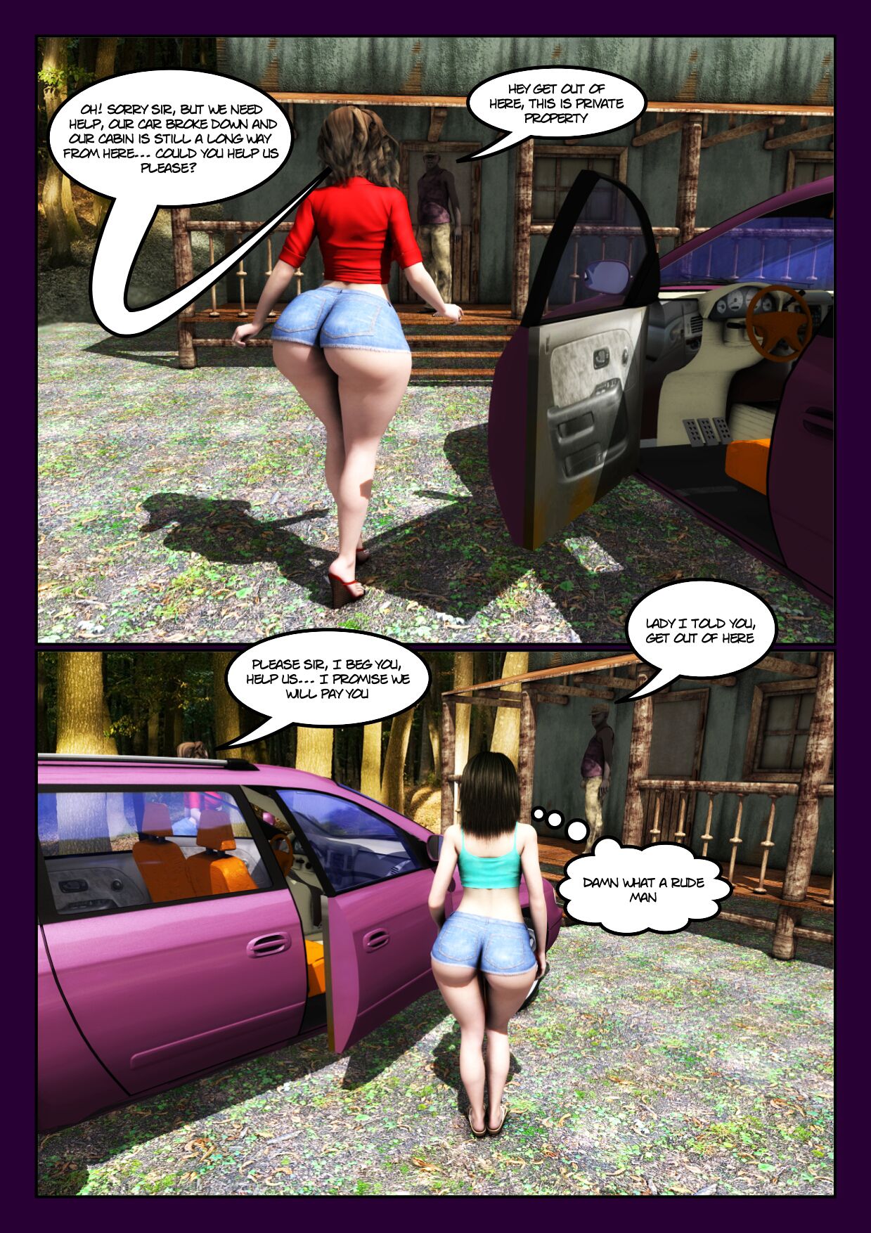 Purple Vacation [Moiarte3D] 1 . Purple Vacation - Chapter 1 [Moiarte3D] – page 2