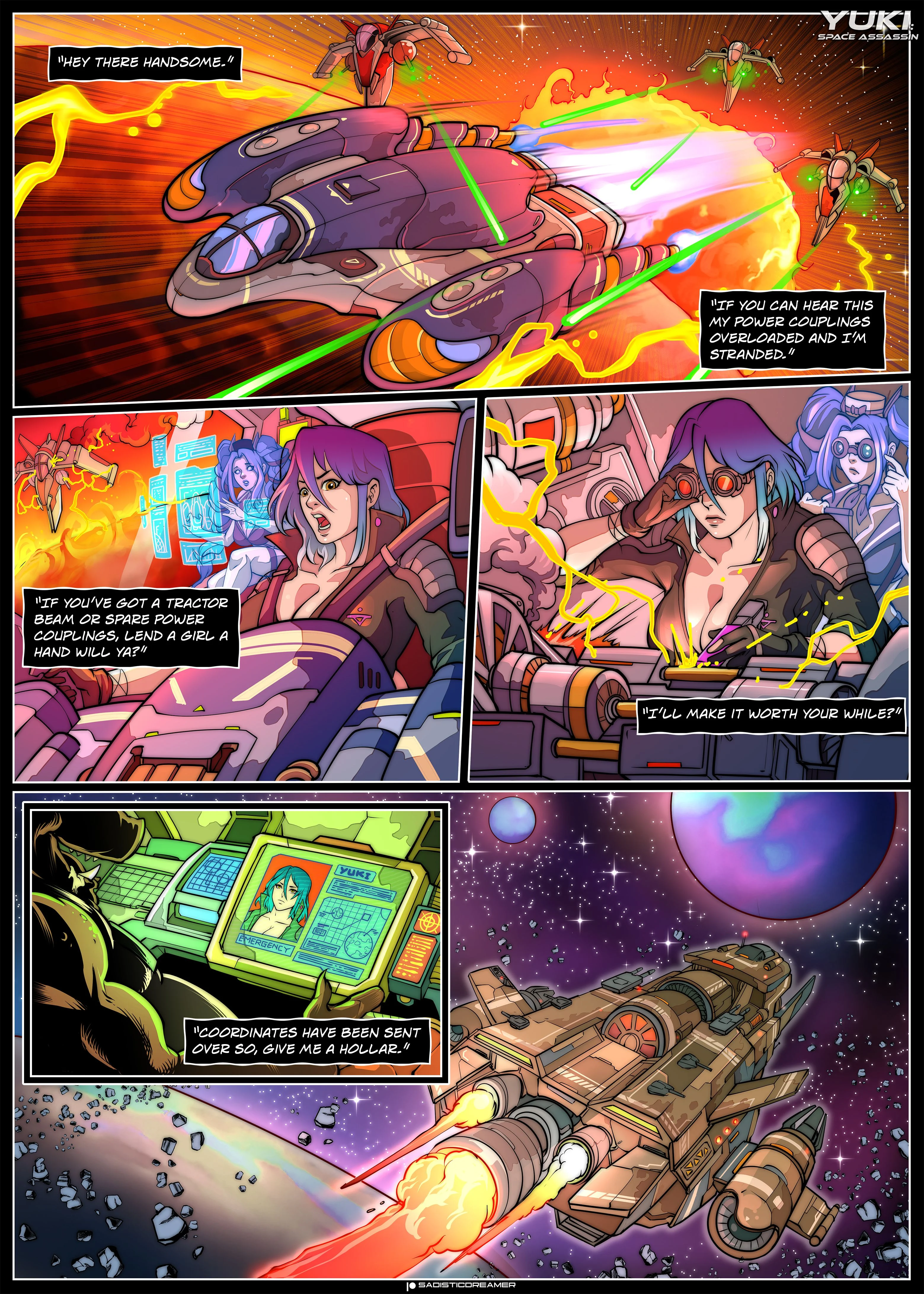 Yuki: Space Assassin [SkyFantasy] 3 . Yuki： Roadside - (Yuki： Space Assassin) [SkyFantasy] – page 2