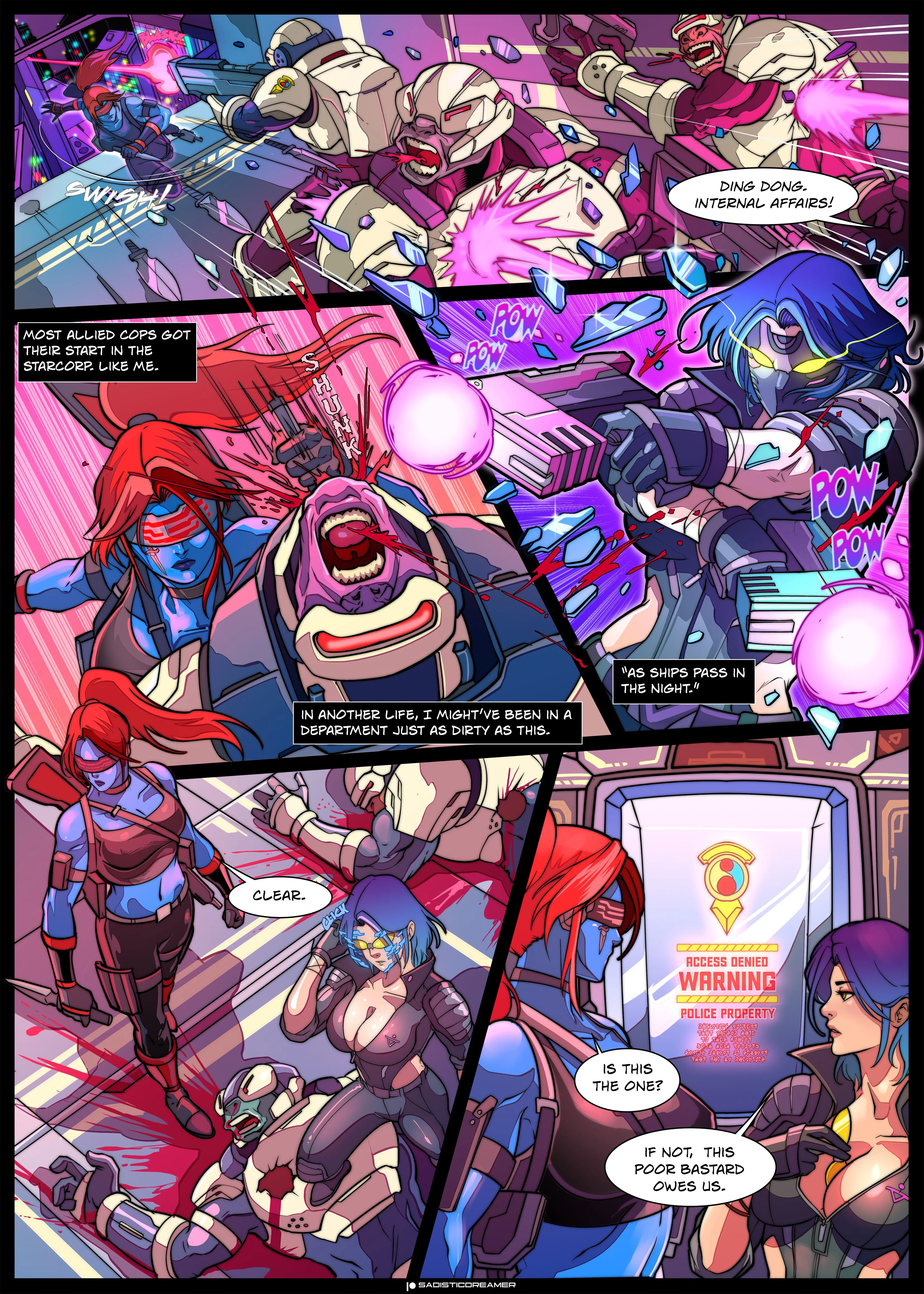 Yuki: Space Assassin [SkyFantasy] 2 . Yuki： Fear and Loathing in Asmodaeva - (Yuki： Space Assassin) [SkyFantasy] – page 6