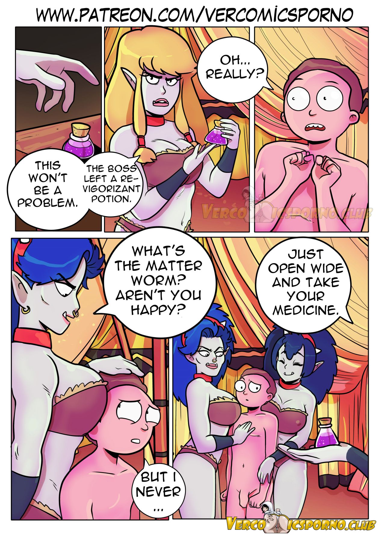 Pleasure Trip (Rick and Morty) [Ero-Mantic , Gansoman] 4 . Pleasure Trip - Chapter 4 (Rick and Morty) [Gansoman] – page 11
