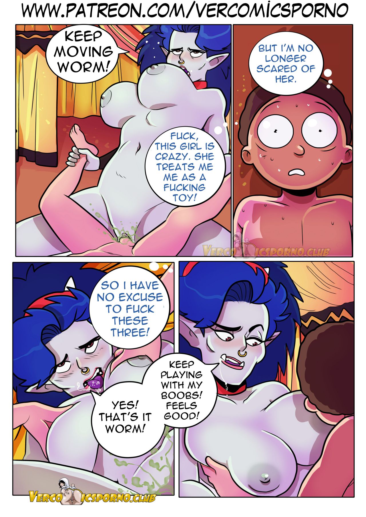 Pleasure Trip (Rick and Morty) [Ero-Mantic , Gansoman] 4 . Pleasure Trip - Chapter 4 (Rick and Morty) [Gansoman] – page 17