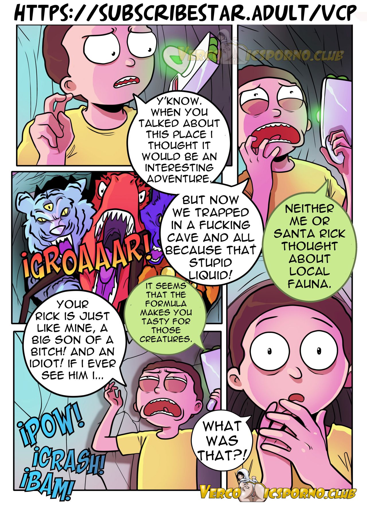 Pleasure Trip (Rick and Morty) [Ero-Mantic , Gansoman] 4 . Pleasure Trip - Chapter 4 (Rick and Morty) [Gansoman] – page 3