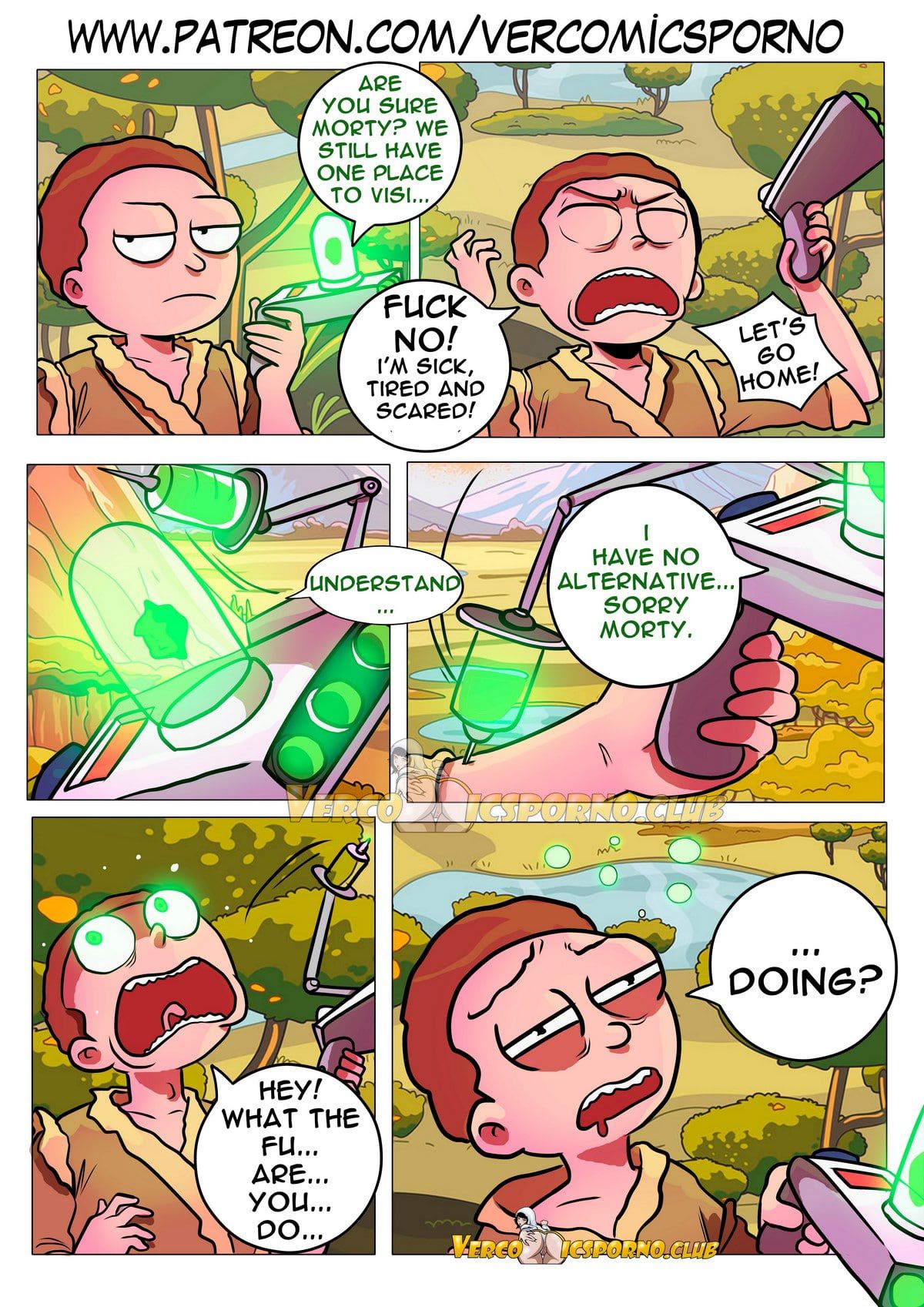 Pleasure Trip (Rick and Morty) [Ero-Mantic , Gansoman] 4 . Pleasure Trip - Chapter 4 (Rick and Morty) [Gansoman] – page 46