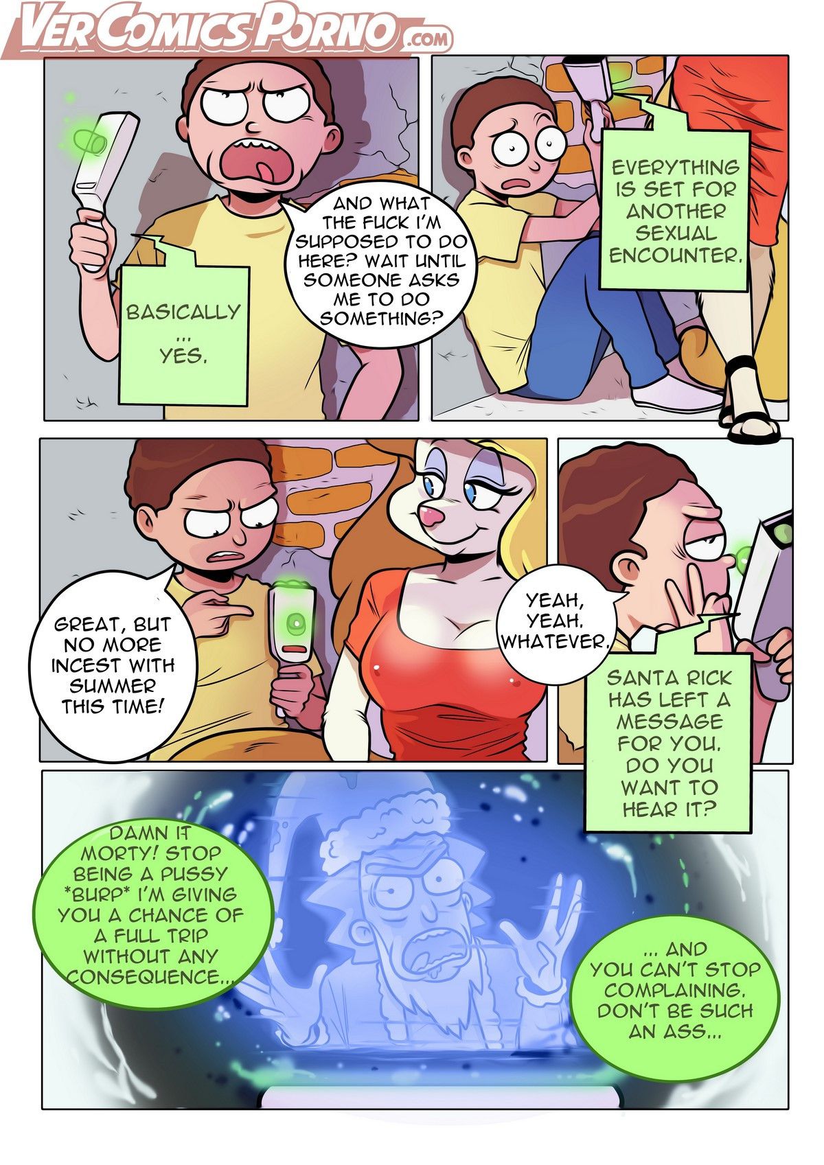Pleasure Trip (Rick and Morty) [Ero-Mantic , Gansoman] 3 . Pleasure Trip - Chapter 3 (Rick and Morty) [Gansoman] – page 4