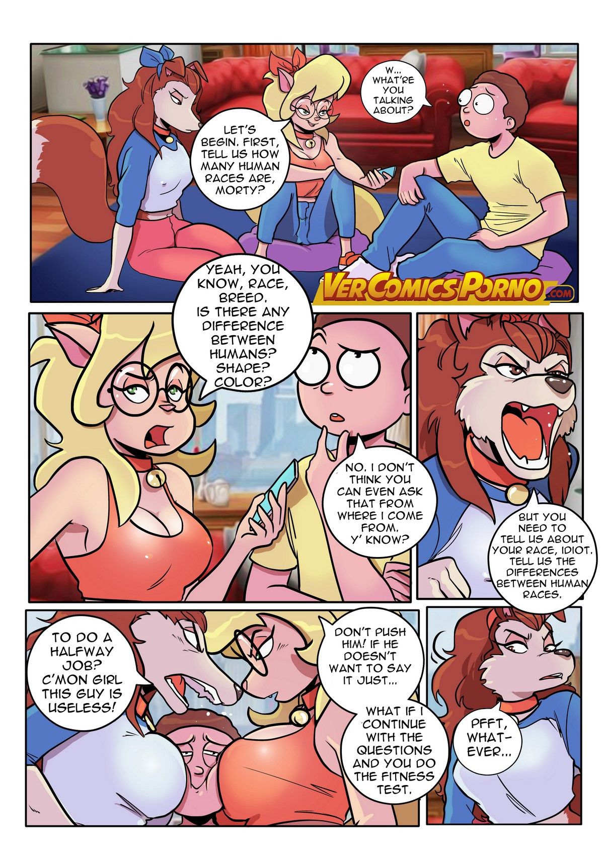 Pleasure Trip (Rick and Morty) [Ero-Mantic , Gansoman] 3 . Pleasure Trip - Chapter 3 (Rick and Morty) [Gansoman] – page 9