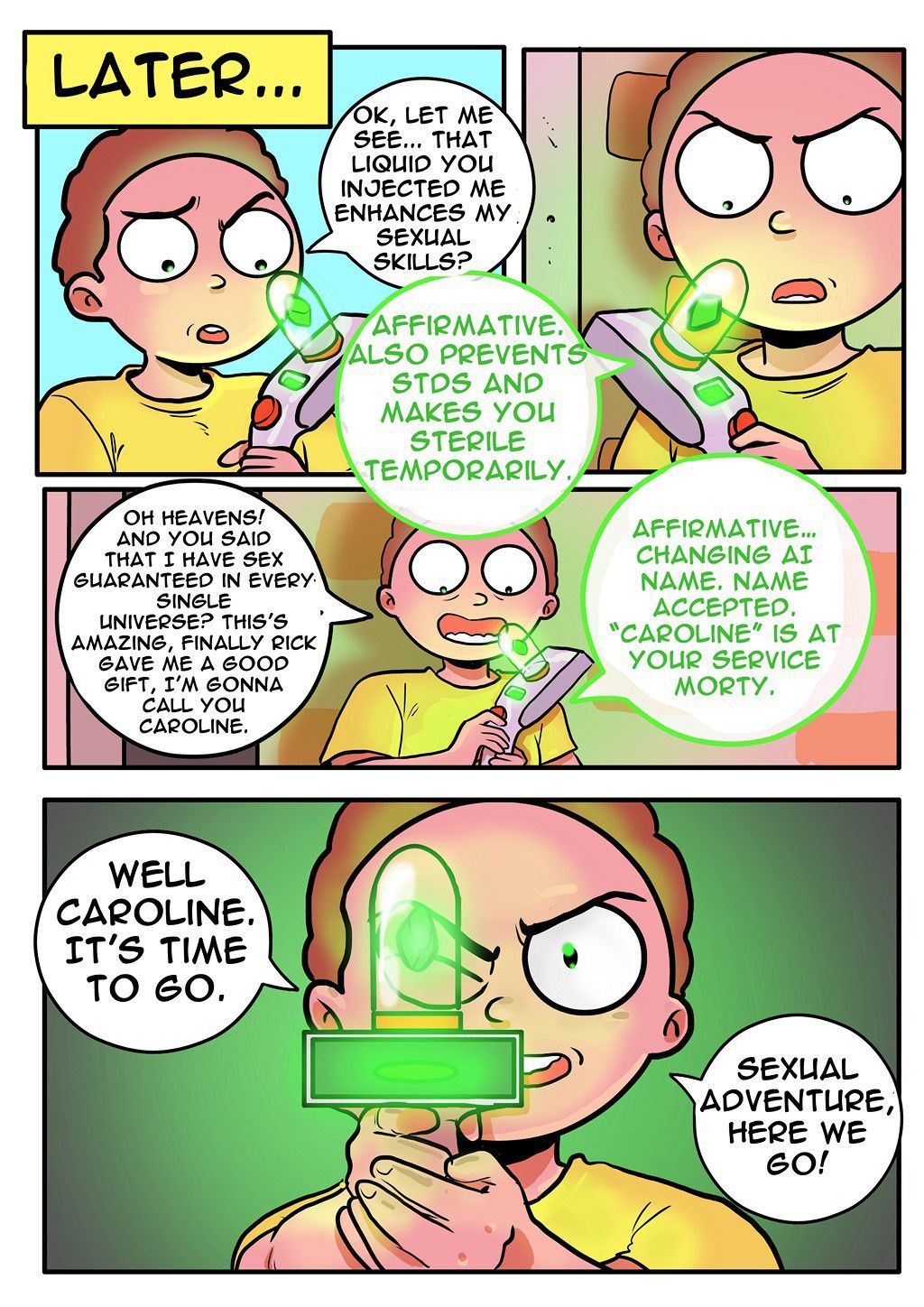 Pleasure Trip (Rick and Morty) [Ero-Mantic , Gansoman] 1 . Pleasure Trip - Chapter 1 (Rick and Morty) [Ero-Mantic] – page 37