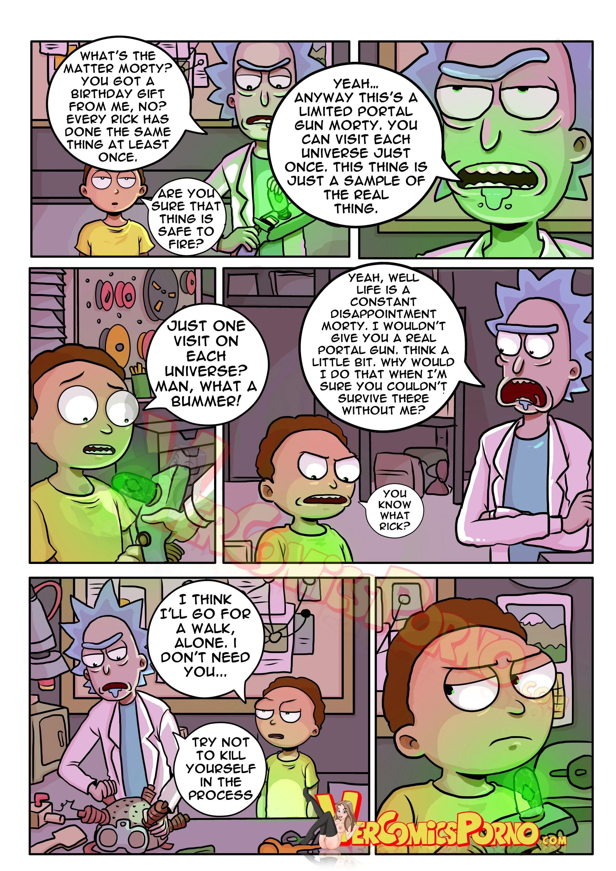 Pleasure Trip (Rick and Morty) [Ero-Mantic , Gansoman] 1 . Pleasure Trip - Chapter 1 (Rick and Morty) [Ero-Mantic] – page 5