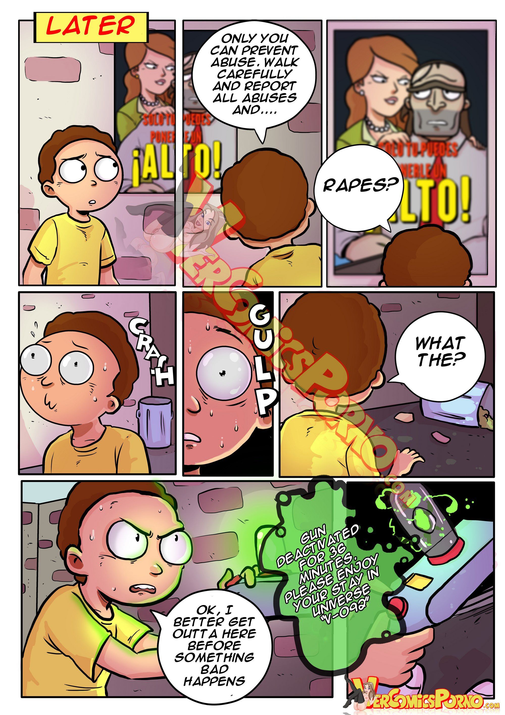 Pleasure Trip (Rick and Morty) [Ero-Mantic , Gansoman] 1 . Pleasure Trip - Chapter 1 (Rick and Morty) [Ero-Mantic] – page 8