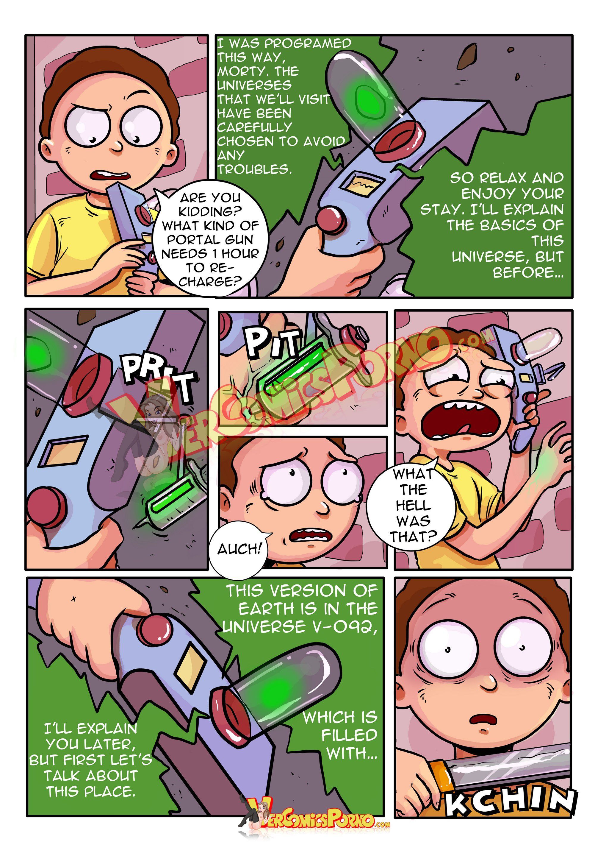 Pleasure Trip (Rick and Morty) [Ero-Mantic , Gansoman] 1 . Pleasure Trip - Chapter 1 (Rick and Morty) [Ero-Mantic] – page 9