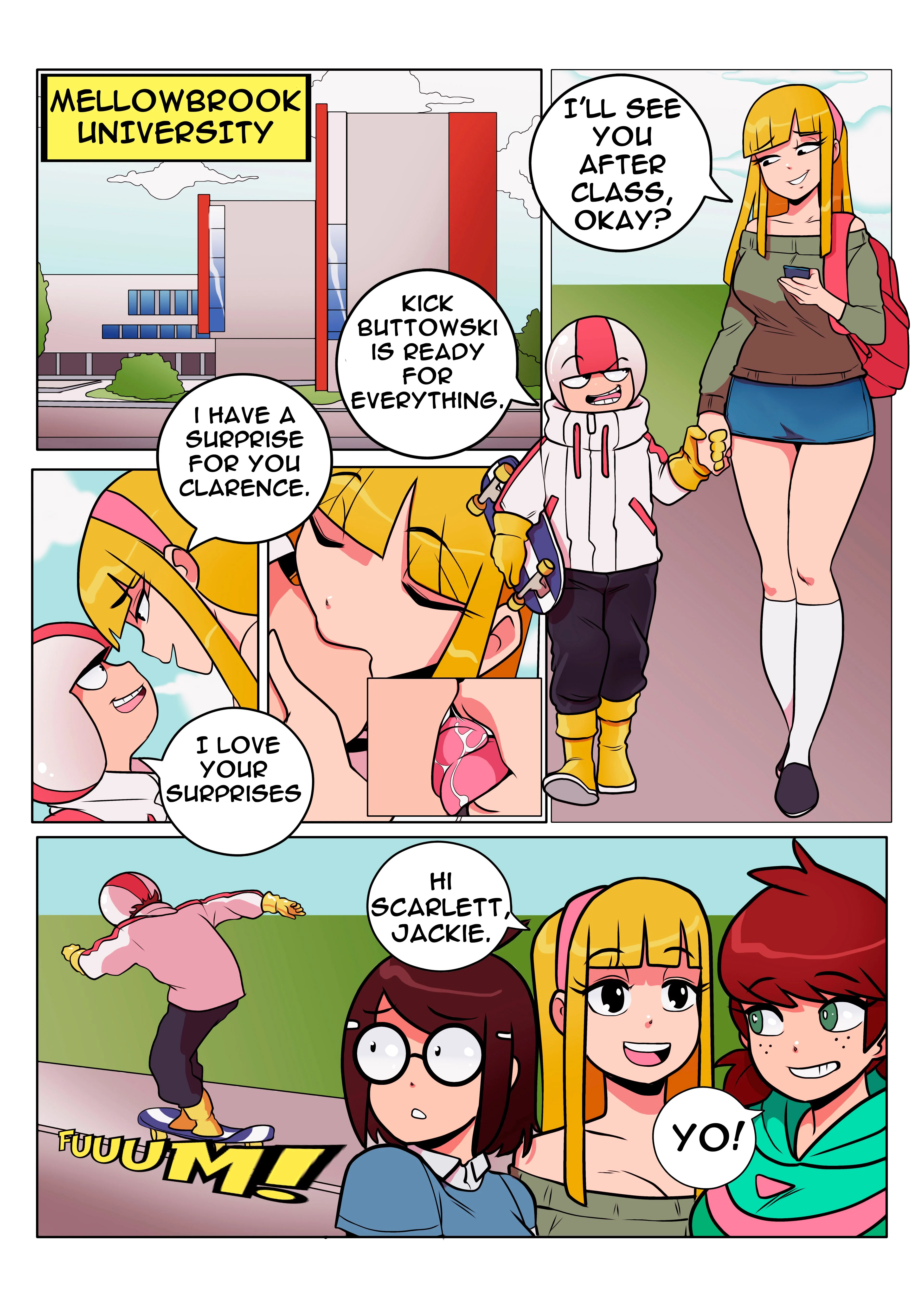 Kick Buttowski Knows Babes (Kick Buttowski) [Gansoman] 1 . Kick Buttowski Knows Babes  - Chapter 1 (Kick Buttowski) [Gansoman] – page 4