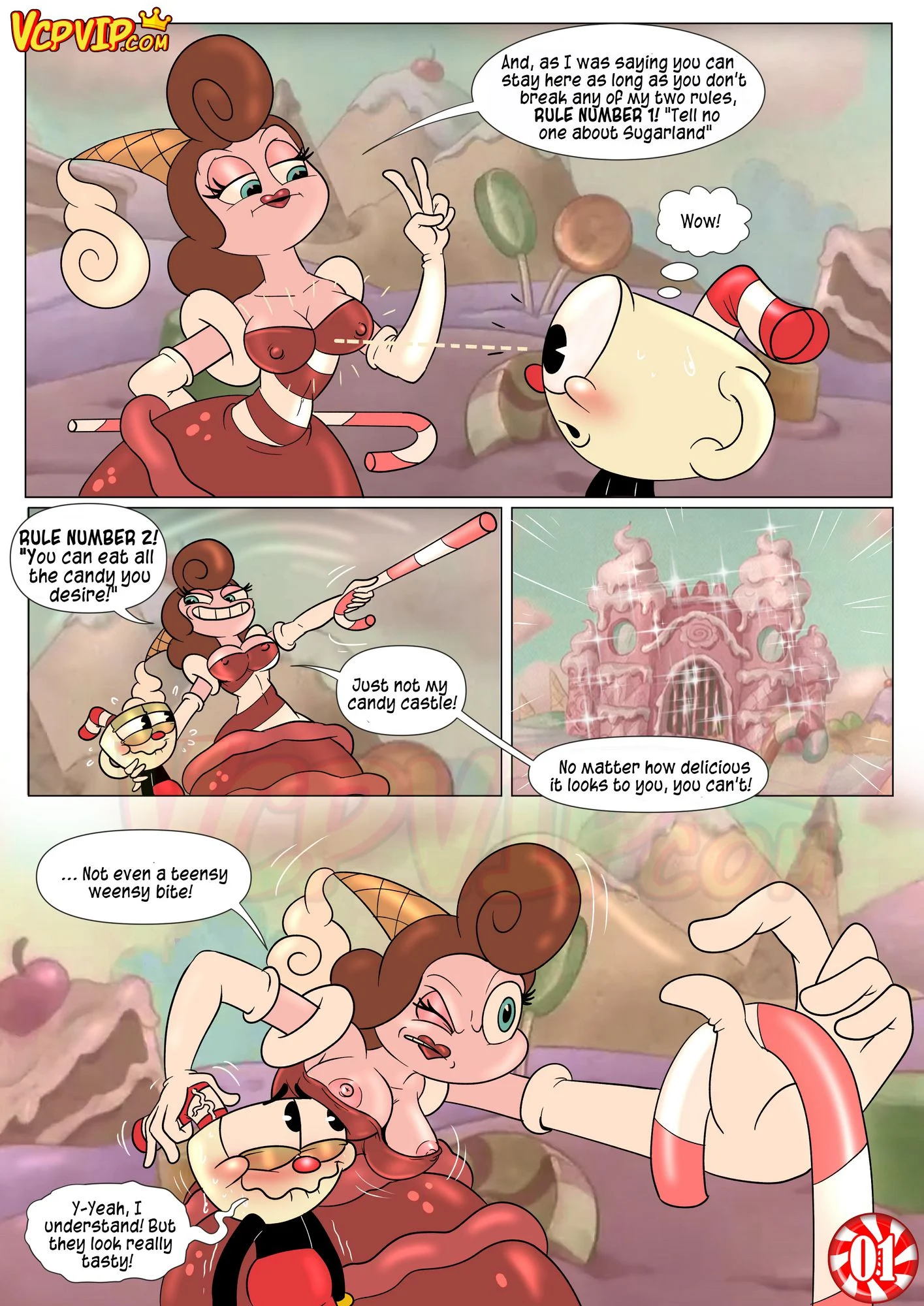 Delightfully Sweet Bon Bon (The Cuphead Show!) [Macergo] 1 . Delightfully Sweet Bon Bon - Chapter 1 (The Cuphead Show!) [Macergo] – page 2