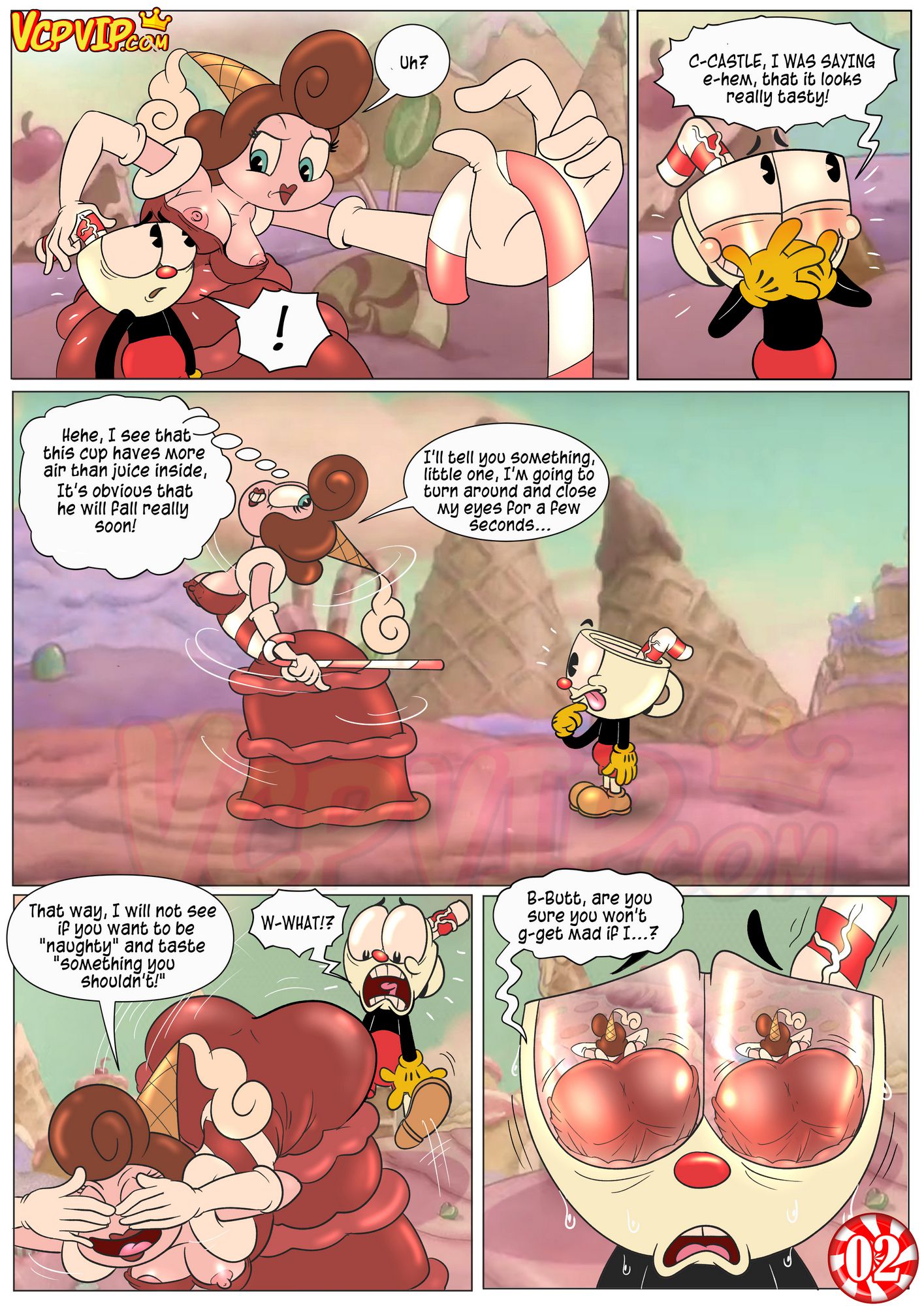 Delightfully Sweet Bon Bon (The Cuphead Show!) [Macergo] 1 . Delightfully Sweet Bon Bon - Chapter 1 (The Cuphead Show!) [Macergo] – page 3