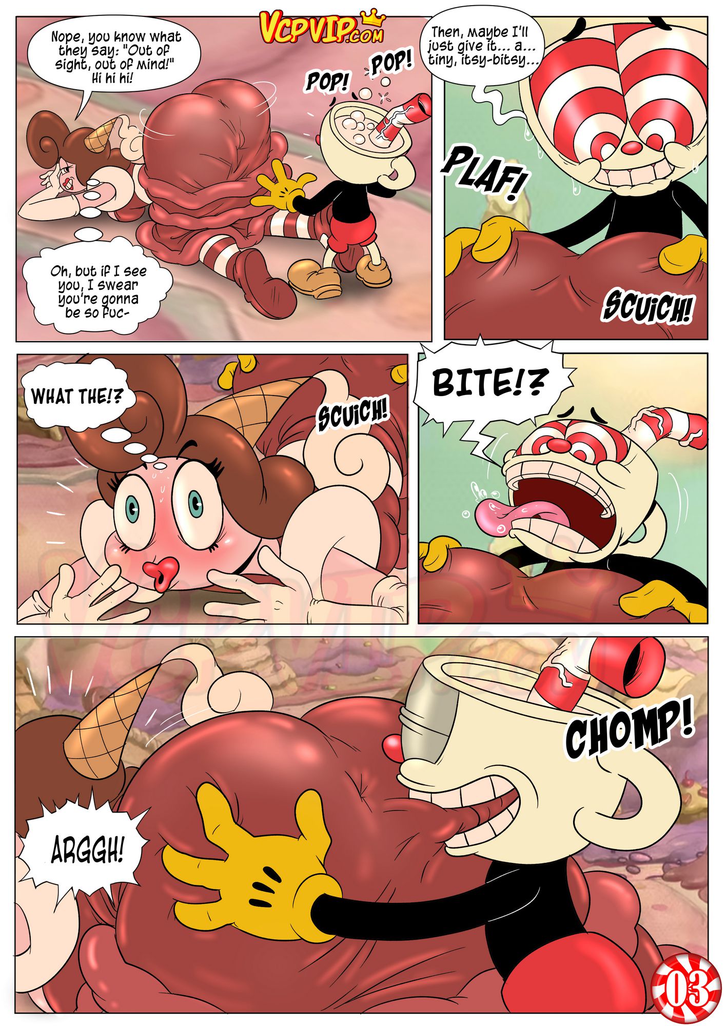 Delightfully Sweet Bon Bon (The Cuphead Show!) [Macergo] 1 . Delightfully Sweet Bon Bon - Chapter 1 (The Cuphead Show!) [Macergo] – page 4